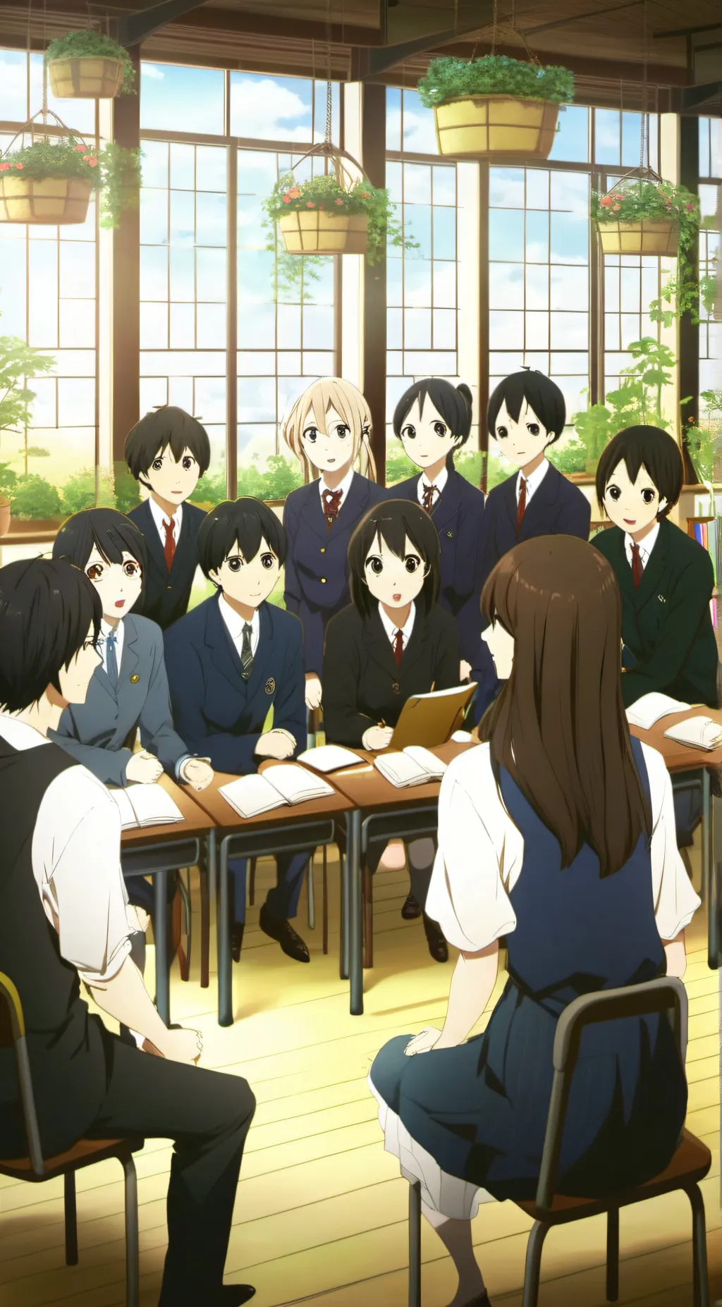 ai character: (Mean) Classroom background