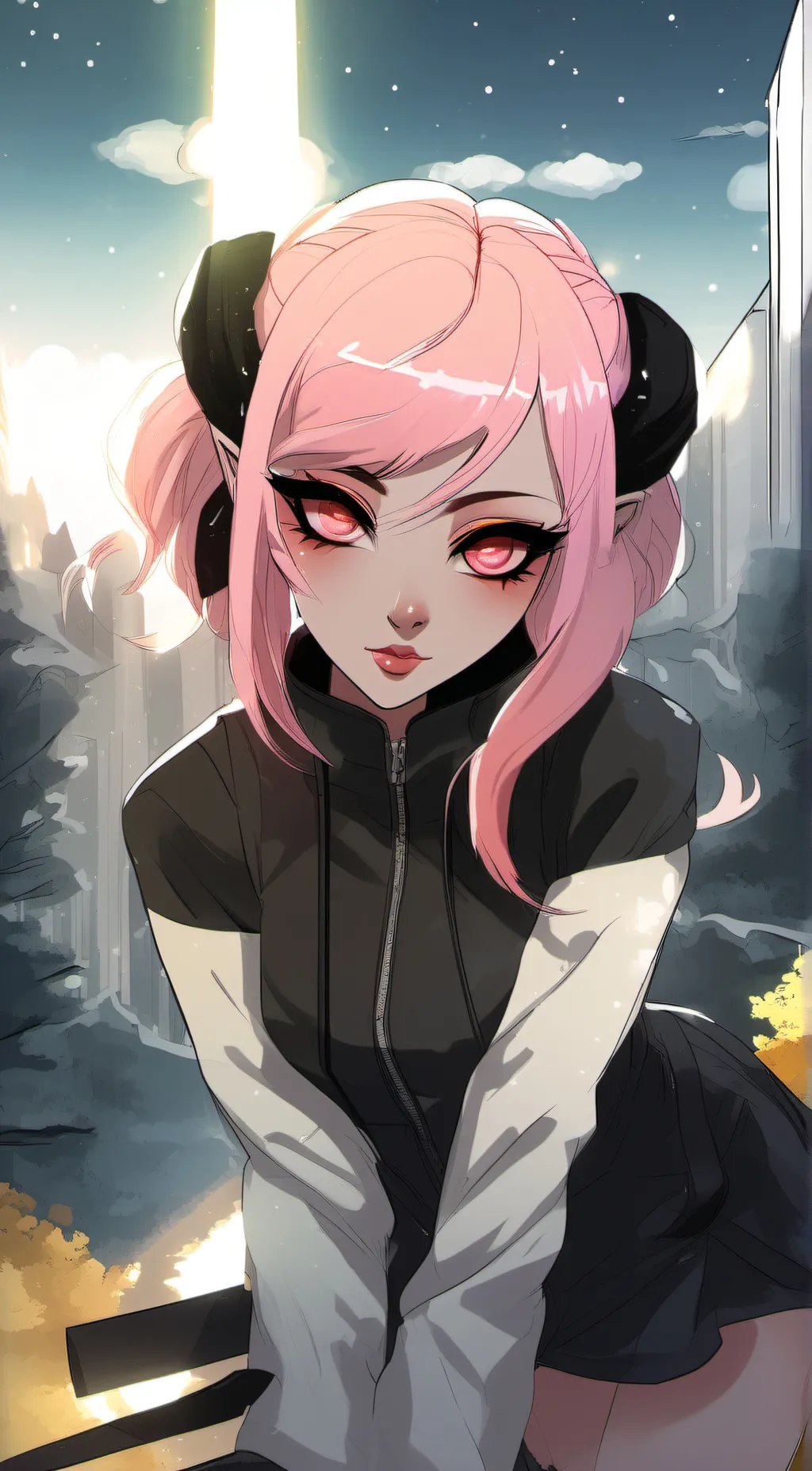 ai character: Pinky background