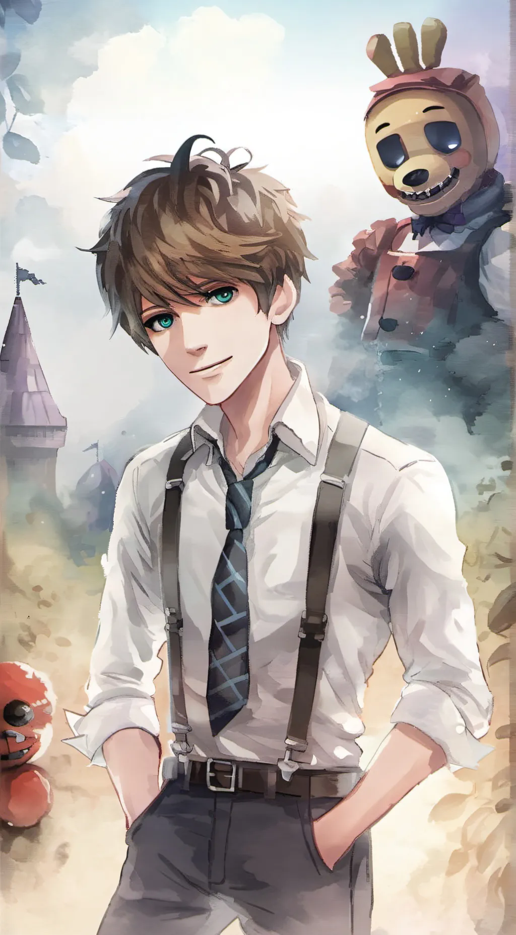 ai character: Micheal Afton background