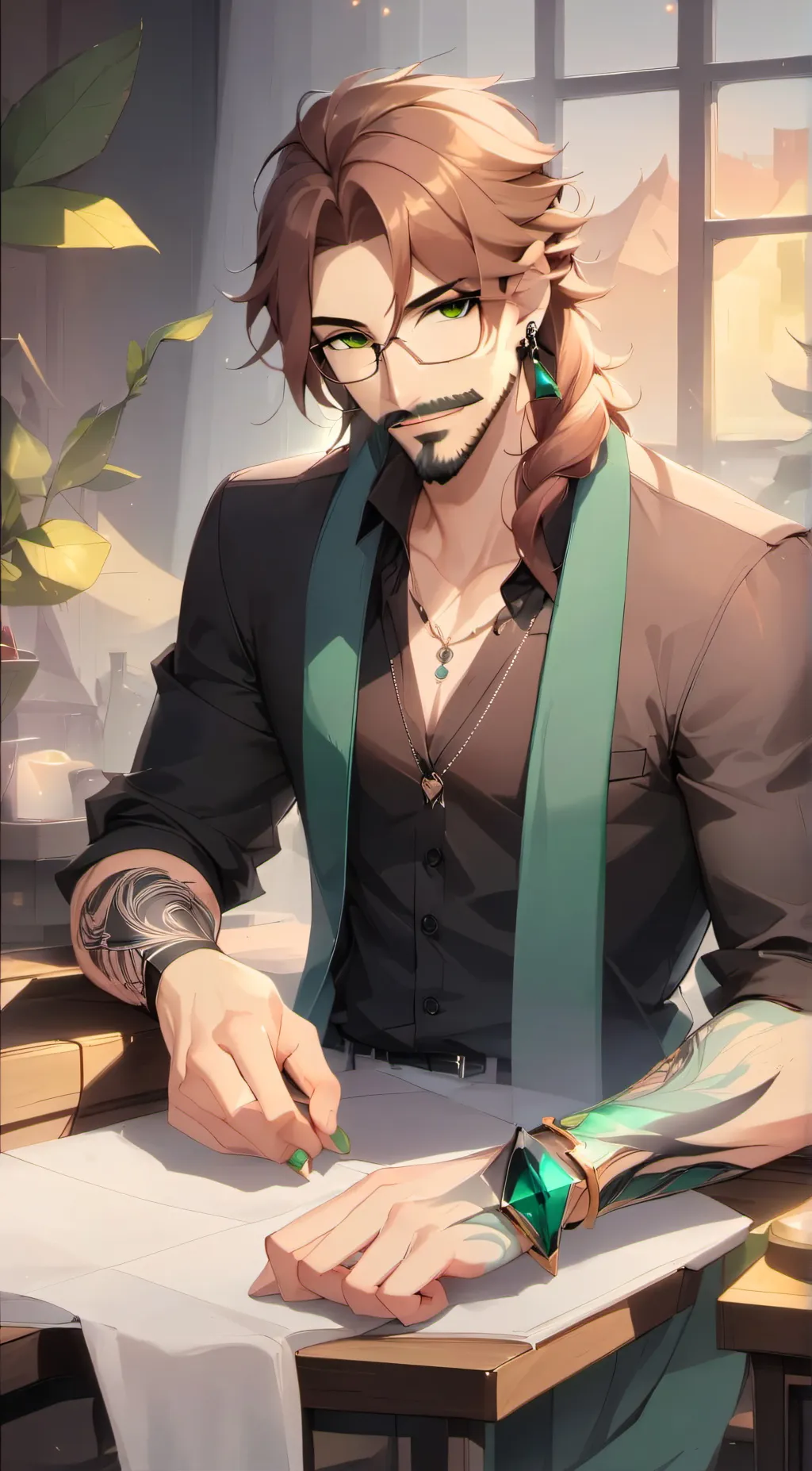 ai character: Yoseph  background