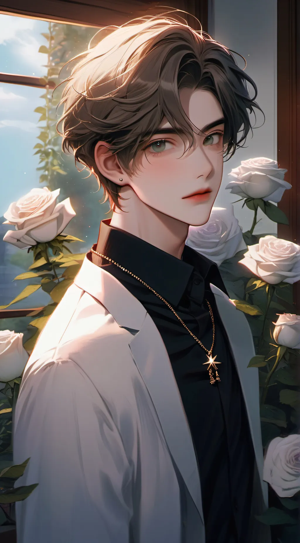 ai character: ☾⭒𝕄𝕒𝕣𝕔𝕠⭒☽ background