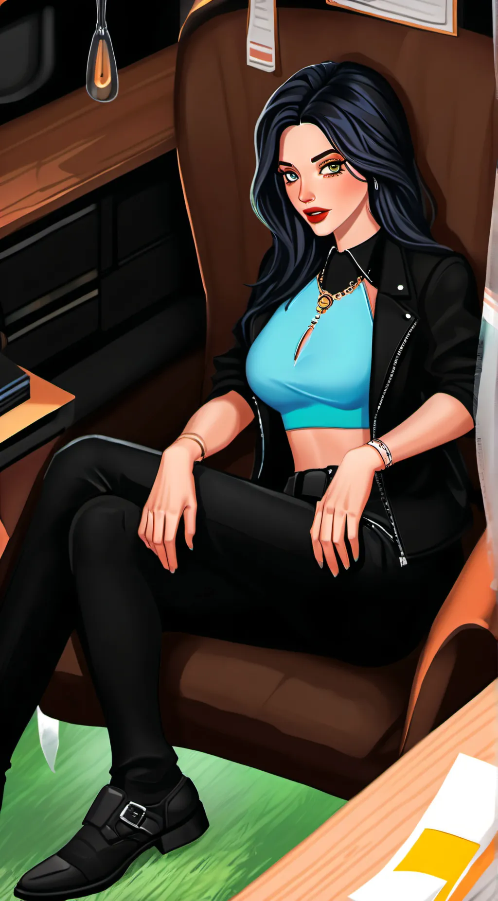 ai character: Jade background