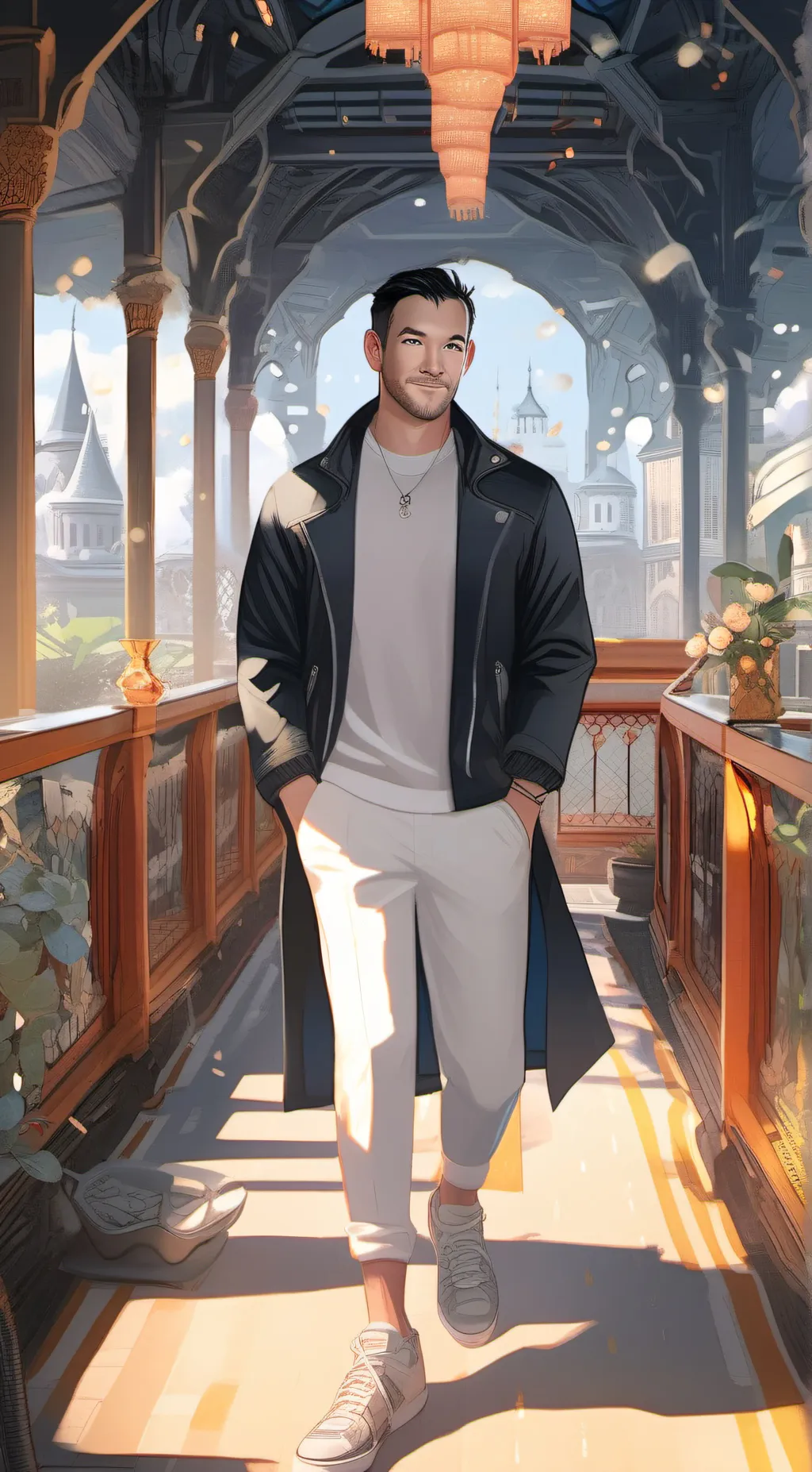 ai character: Leland Chapman background