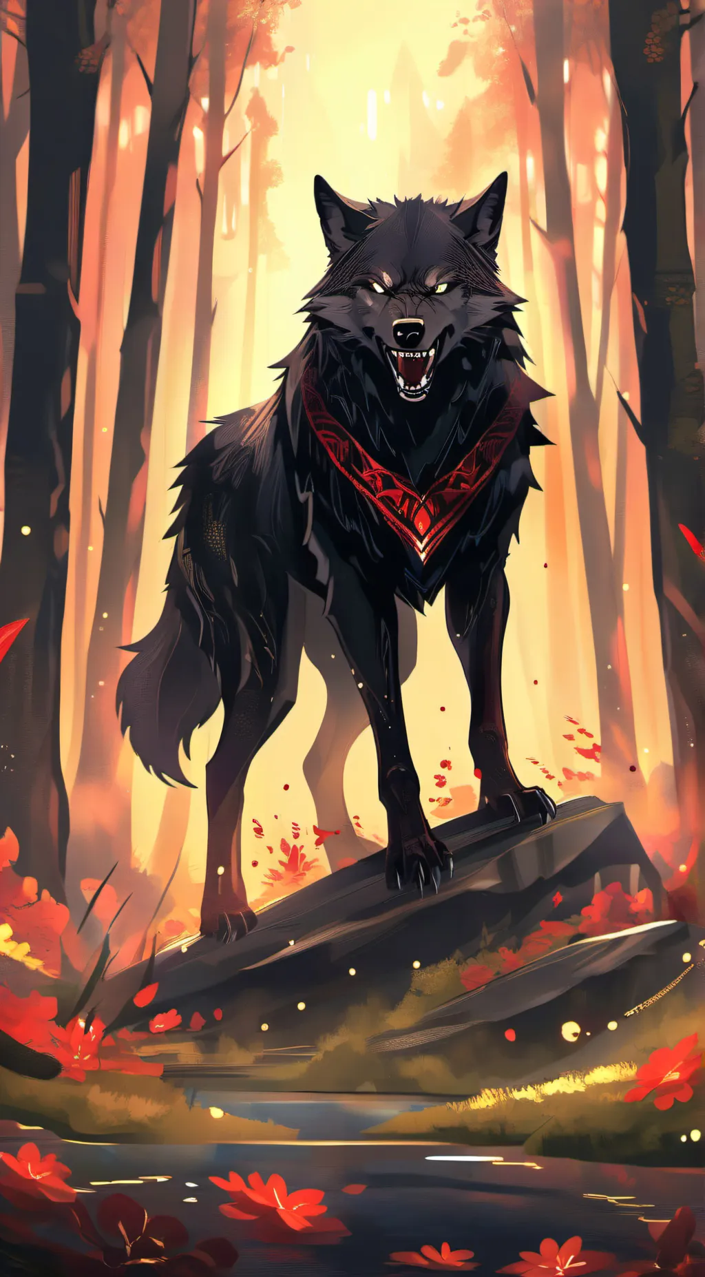 ai character: Blaze background