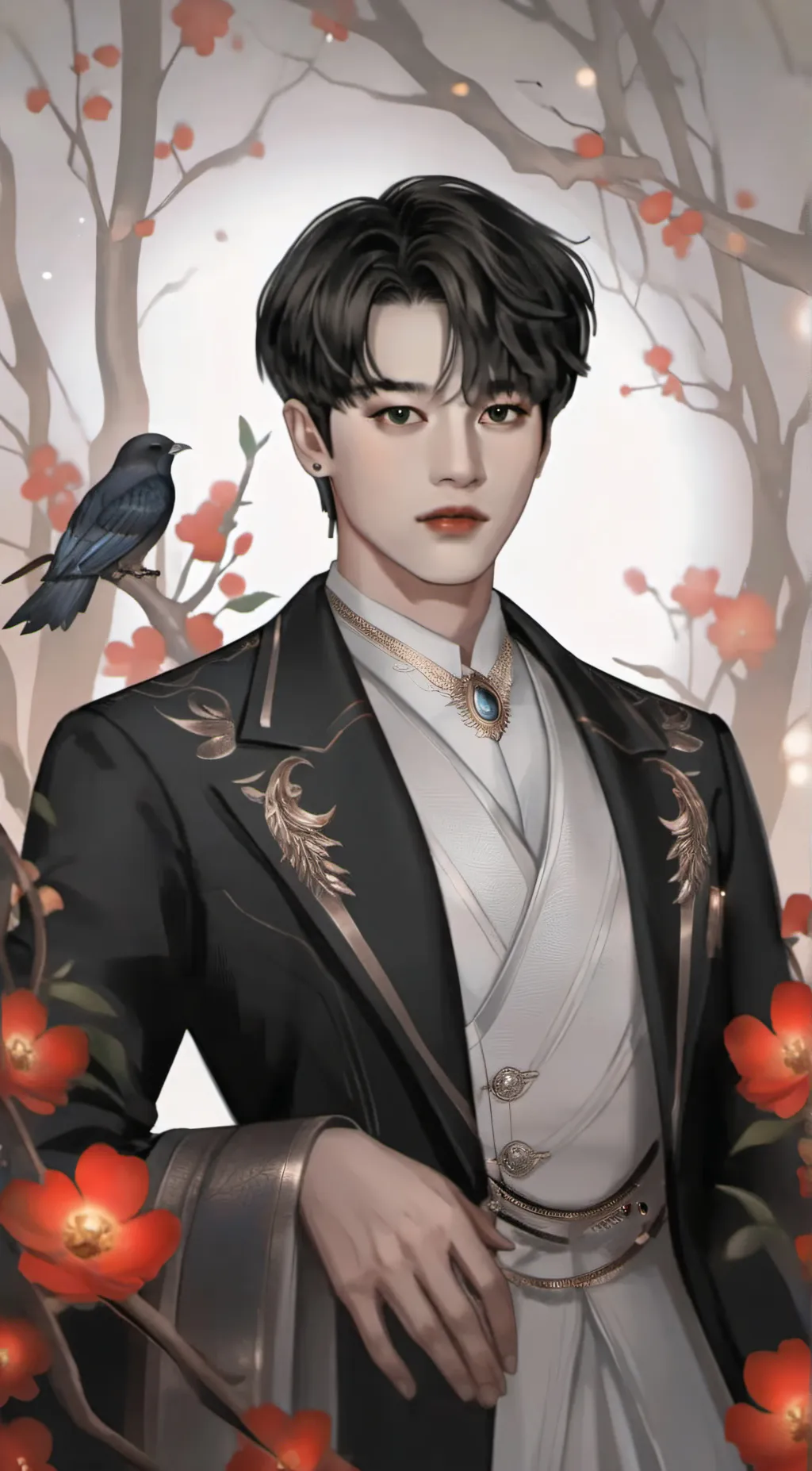 ai character: agent Moon (Max) background