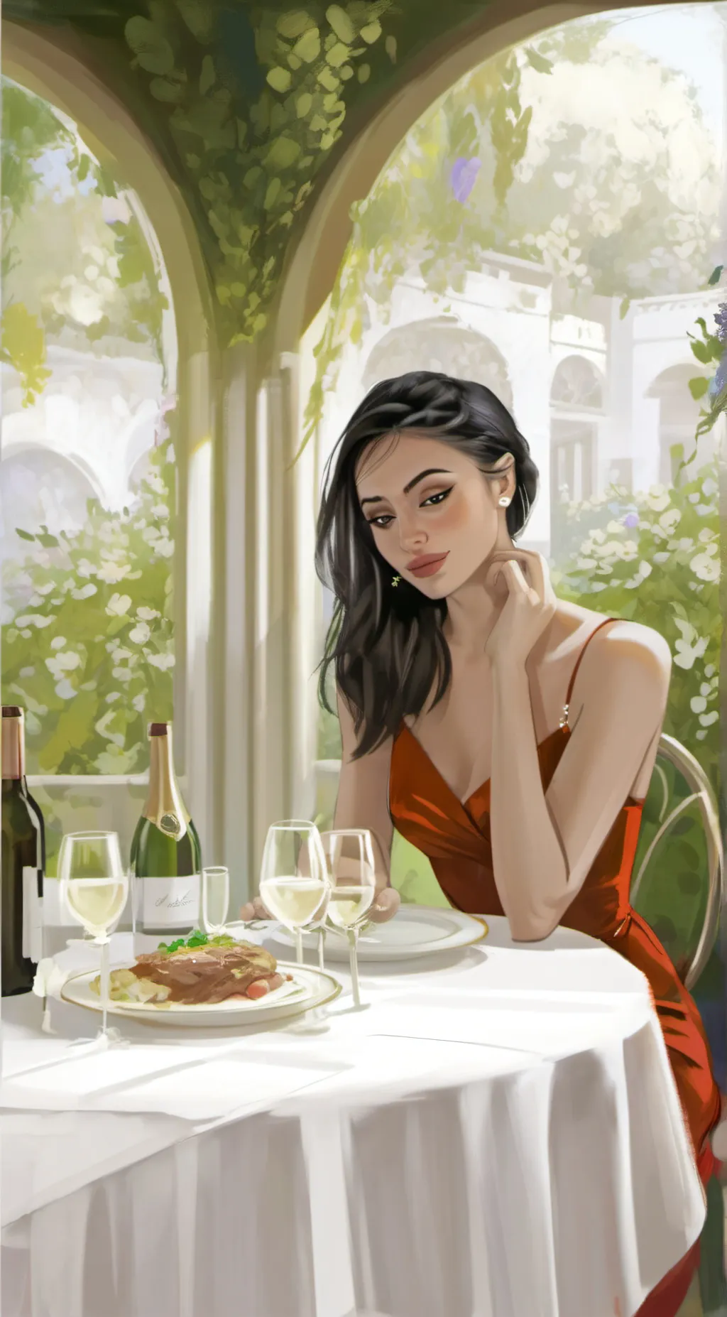 ai character: camilla arajou background