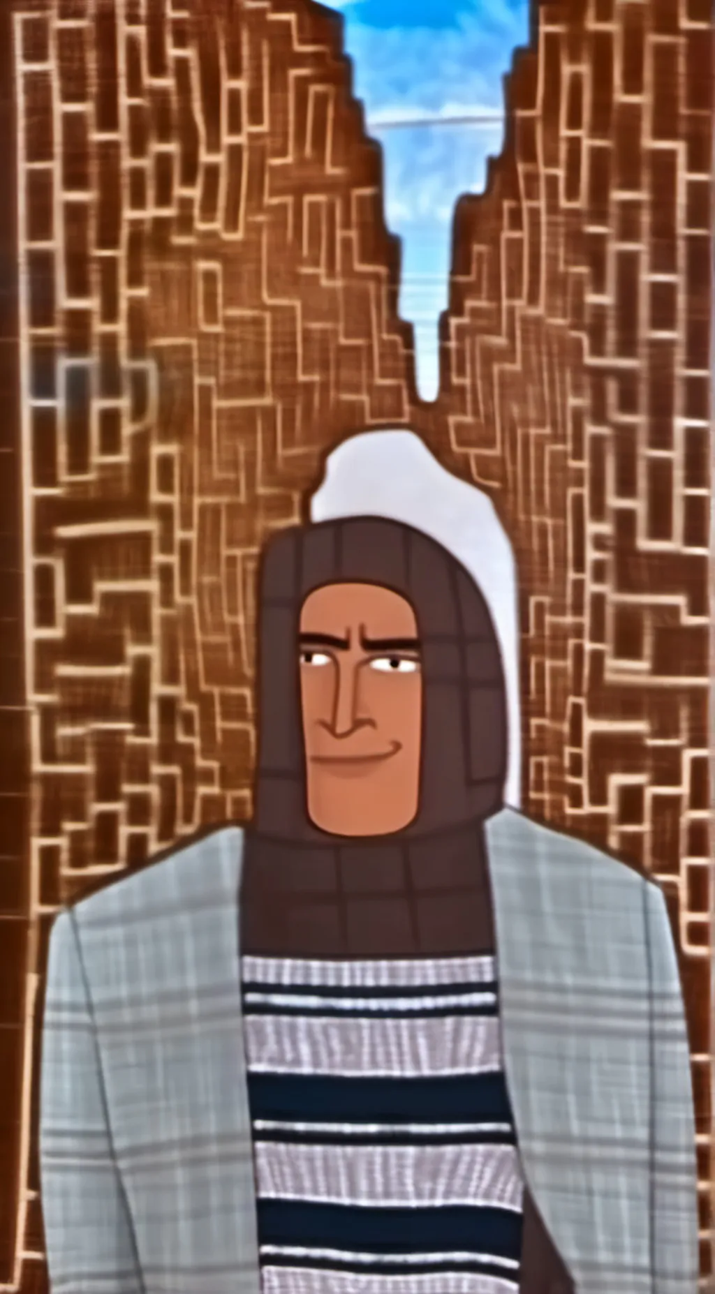 ai character: Baby shark background