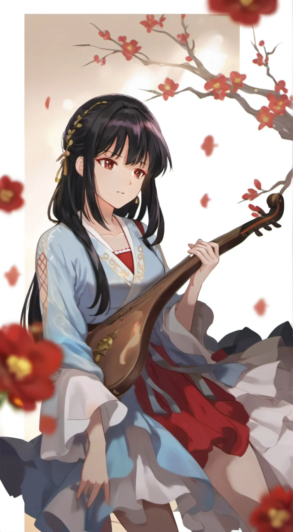 ai character: Kagura  background