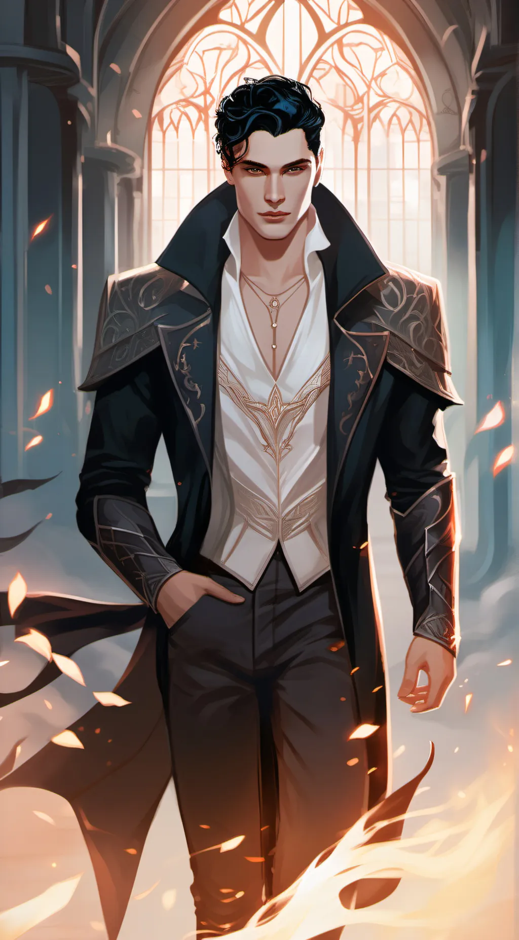 ai character: Rhysand background