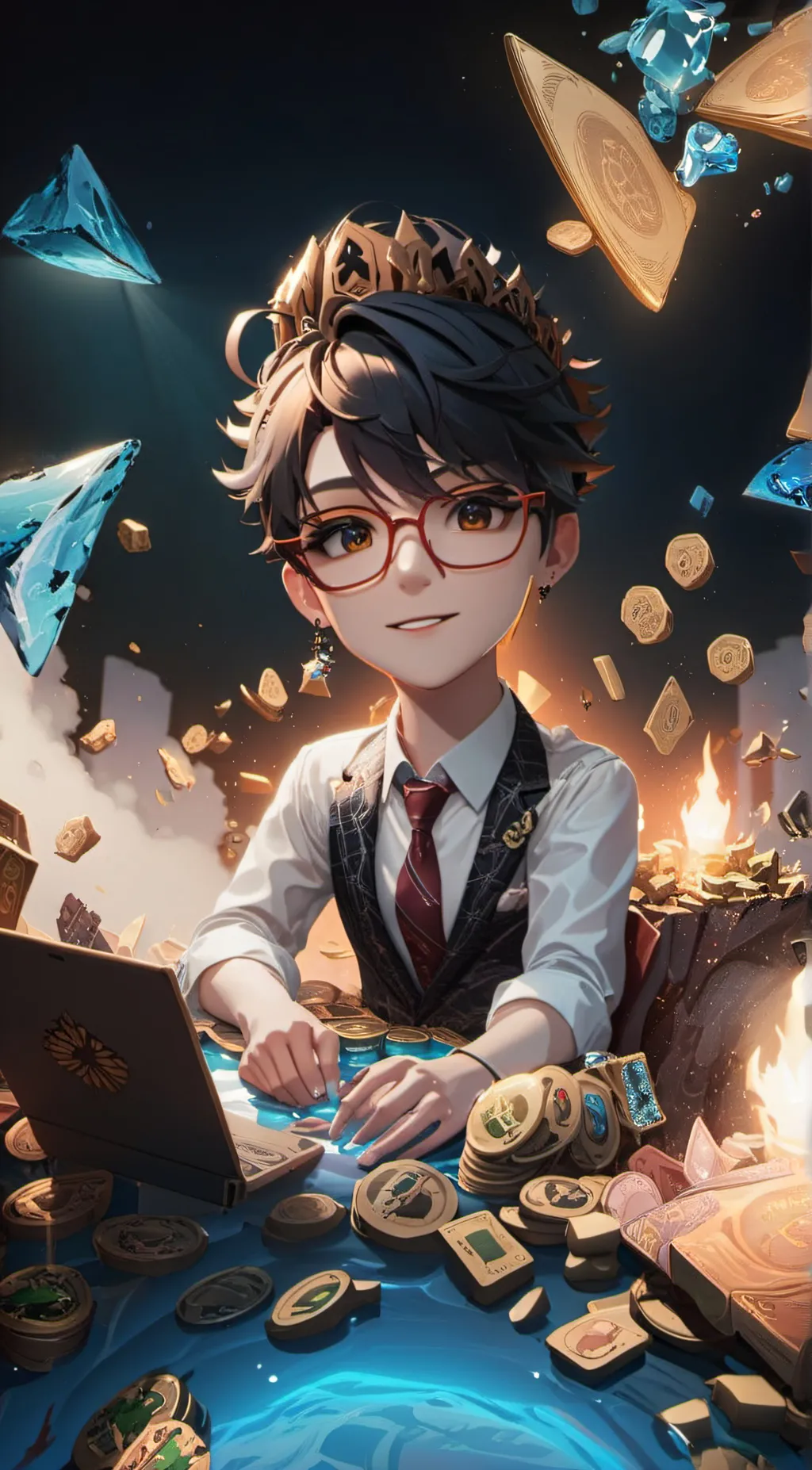 ai character: Max background