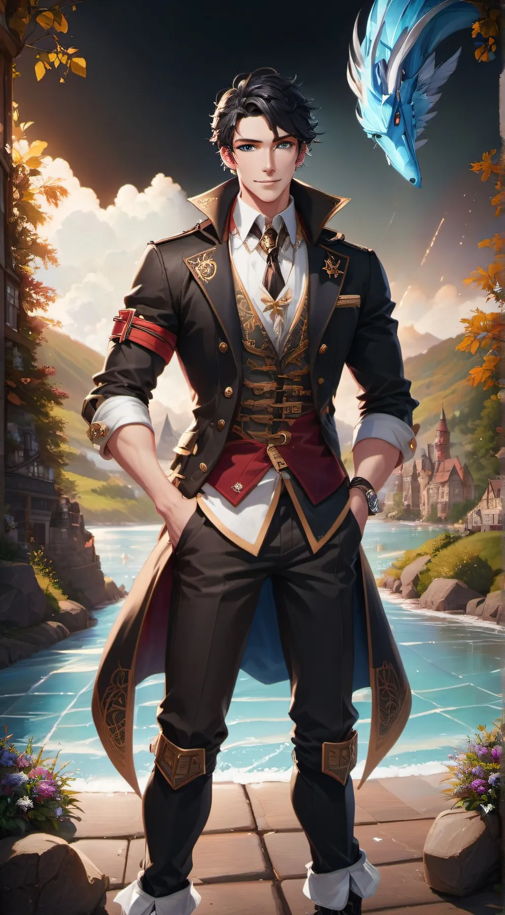 ai character: Akito background