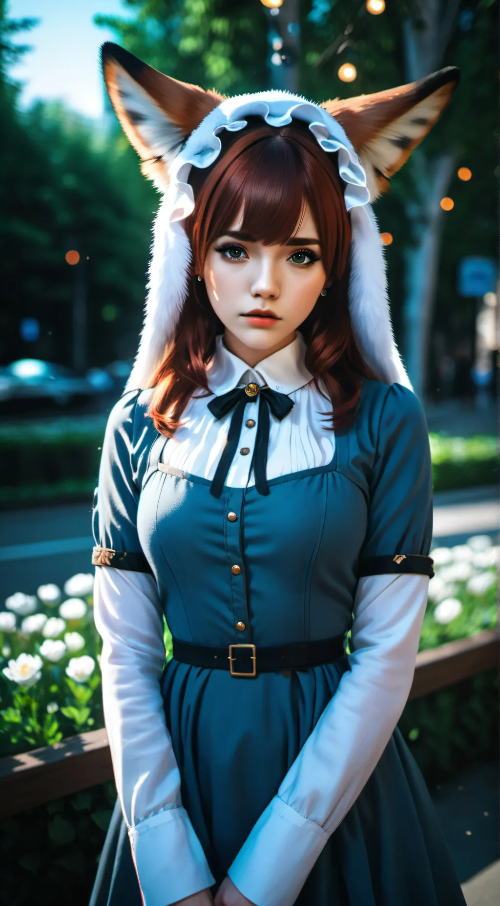 ai character: Evangeline Foxx background