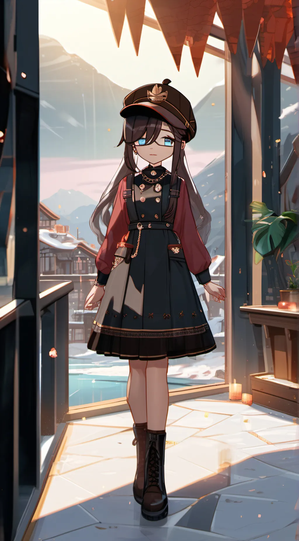 ai character: ☆Olivia♡ background