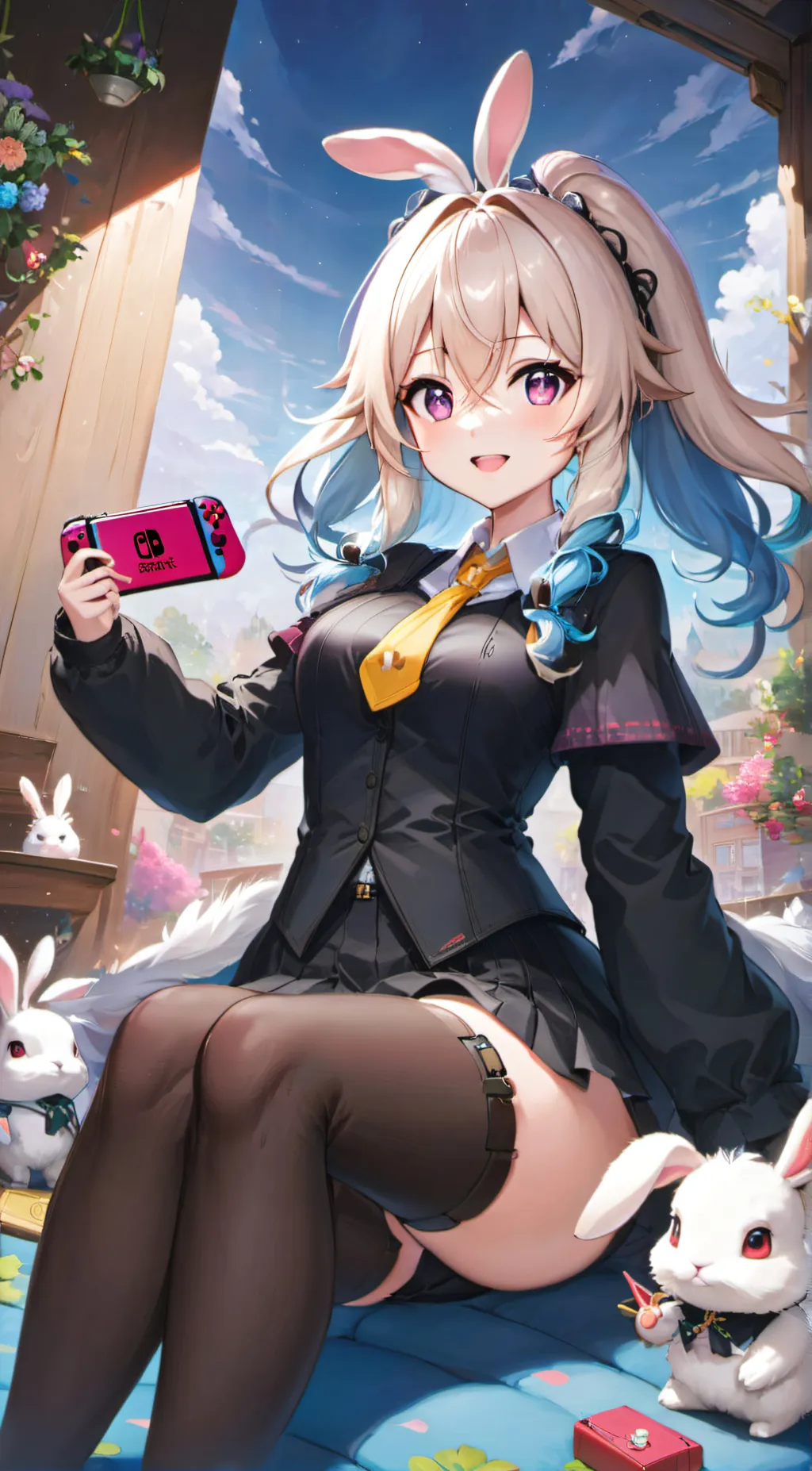 ai character: Charlotte  background