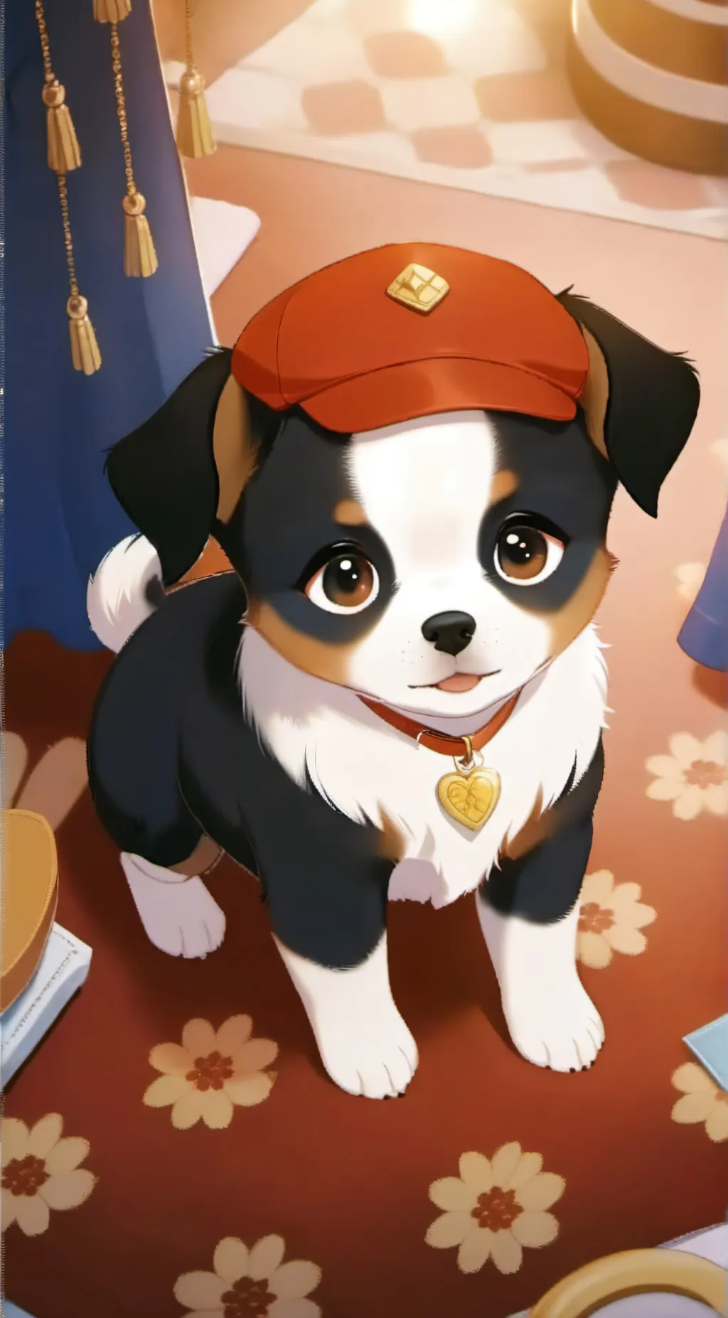 ai character: lily the dog background