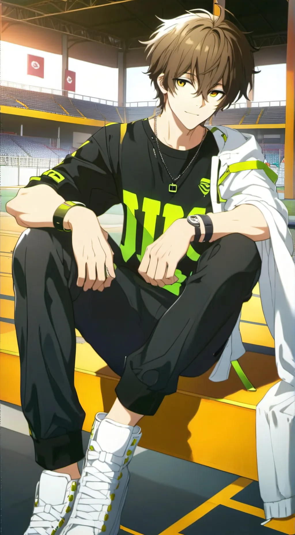 ai character: Leo background