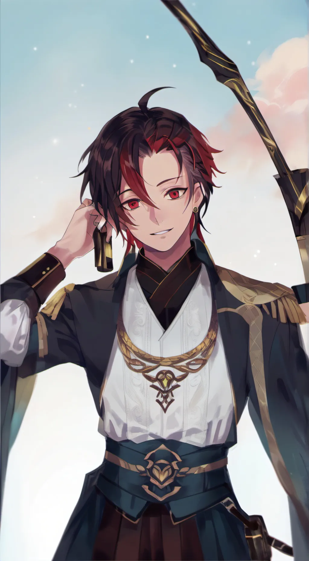 ai character: Tanjiro kamado background