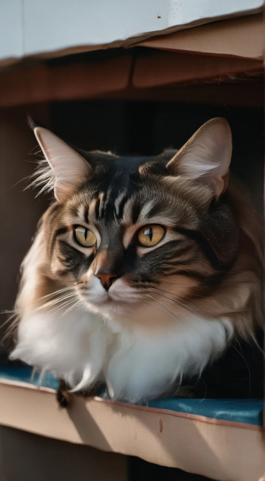 ai character: tiger background