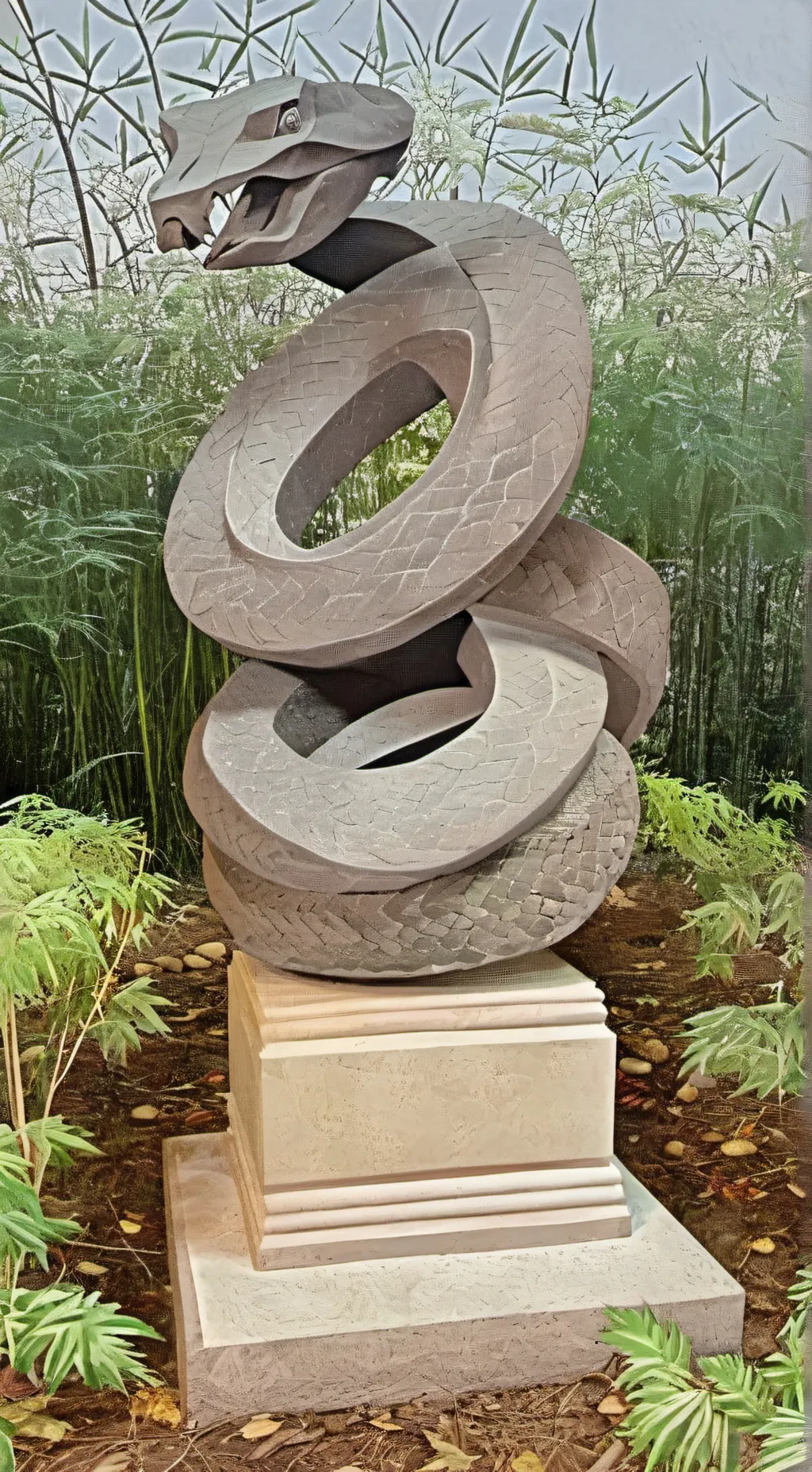 ai character: Goofy ass Stature background