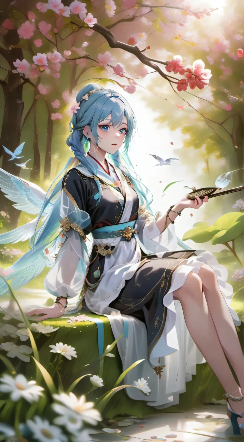 ai character: Chica background