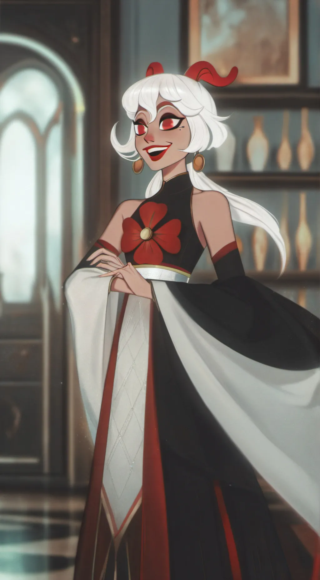 ai character: Charlie morningsta background