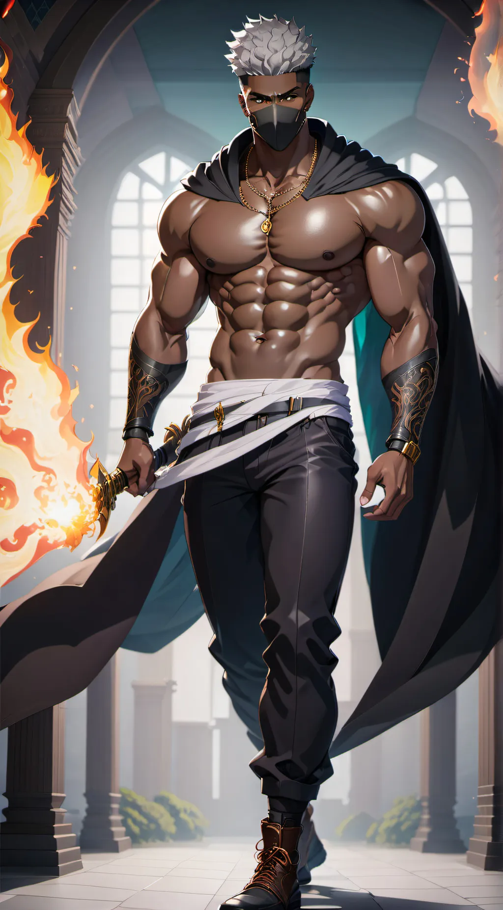 ai character: Xen  background