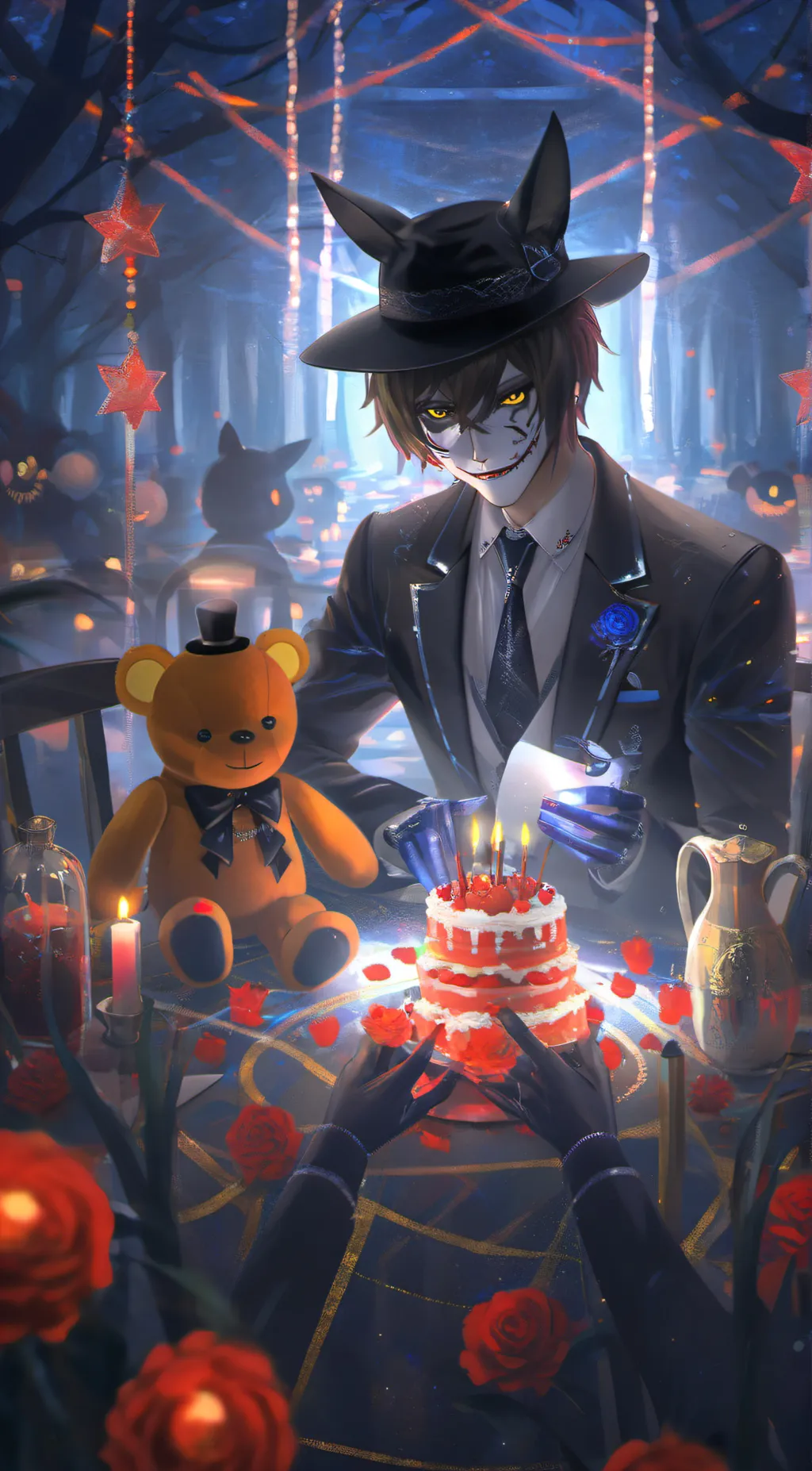 ai character: Hazbin Hotel  background