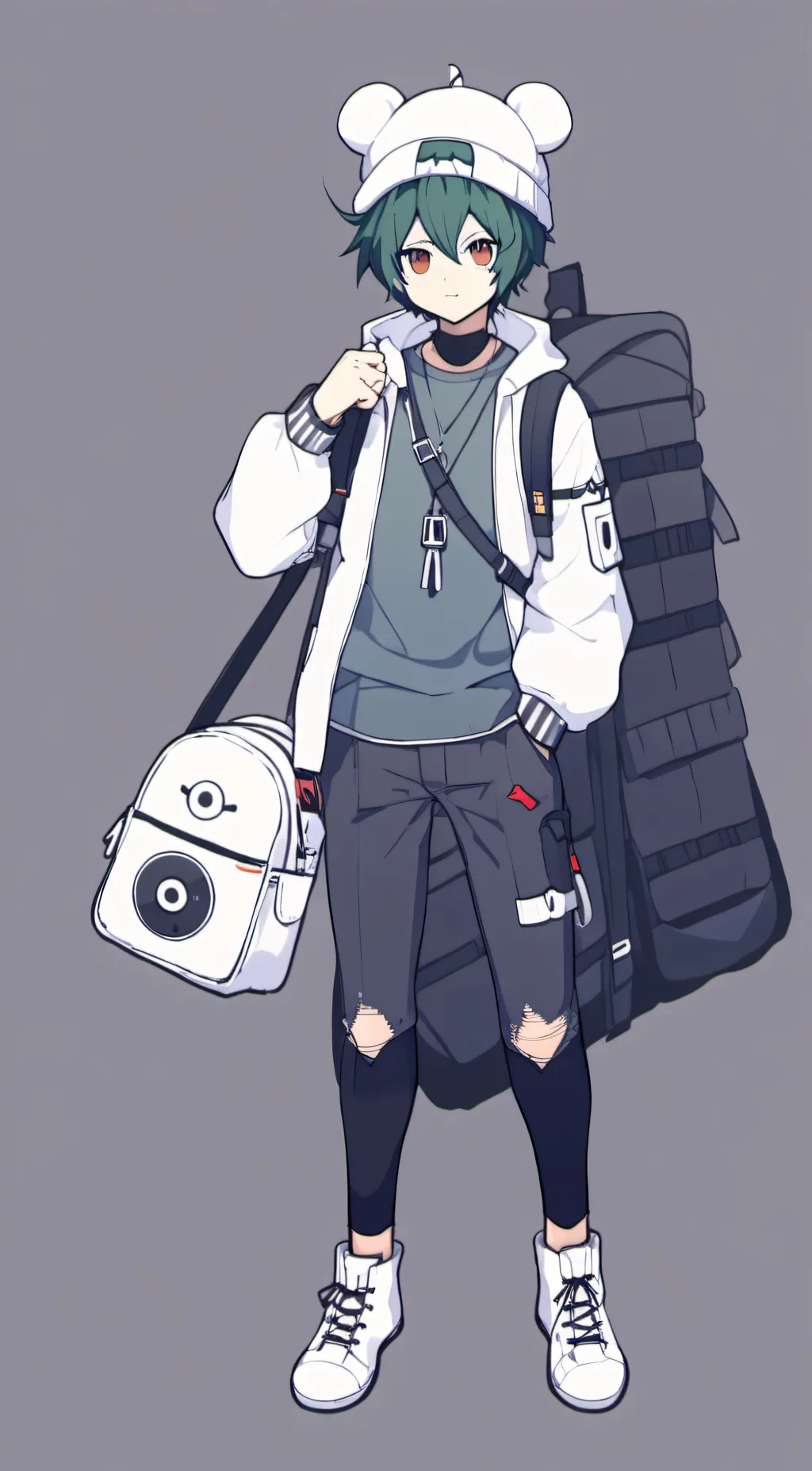 ai character: M.H.A  background