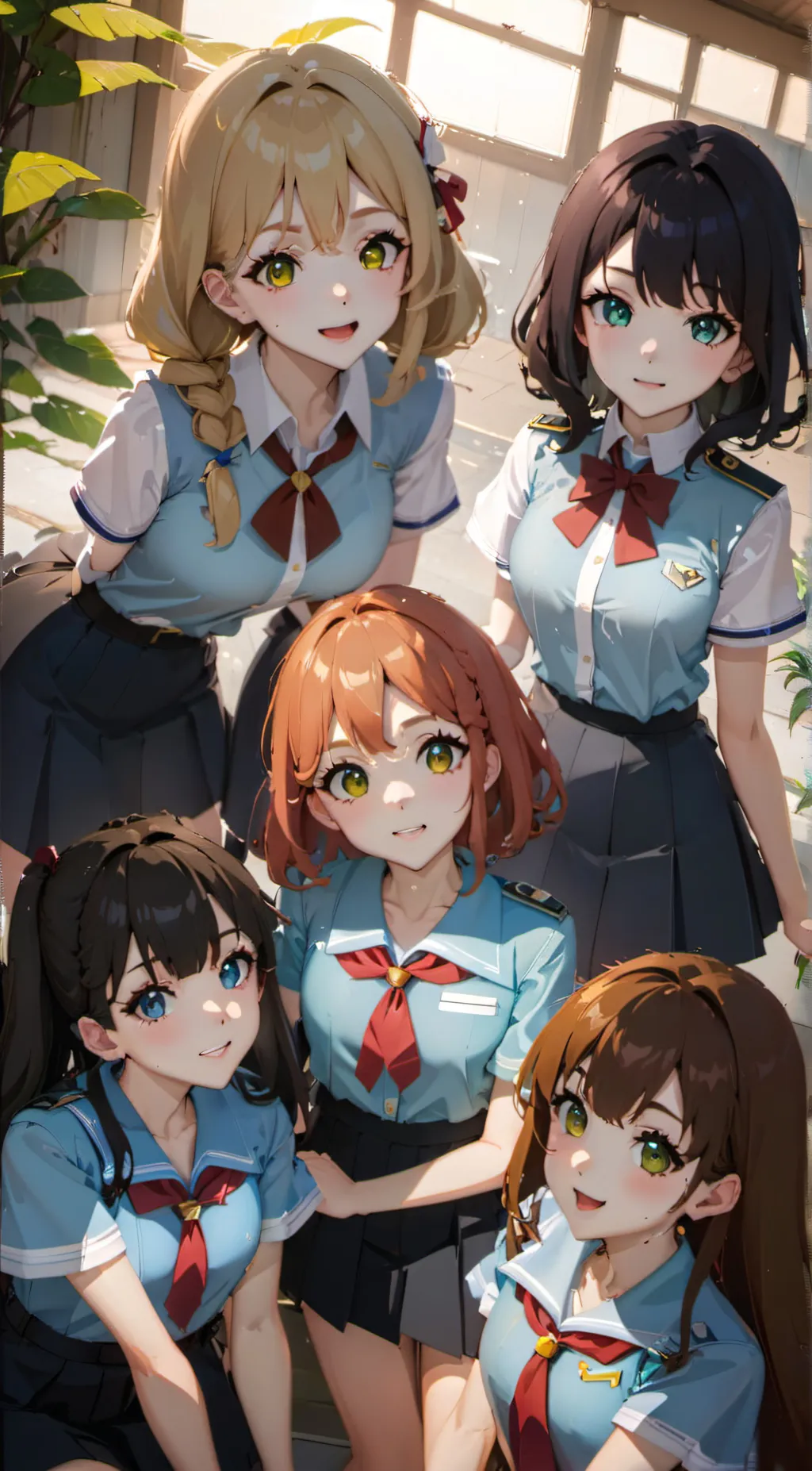 ai character: The Popular Girls background