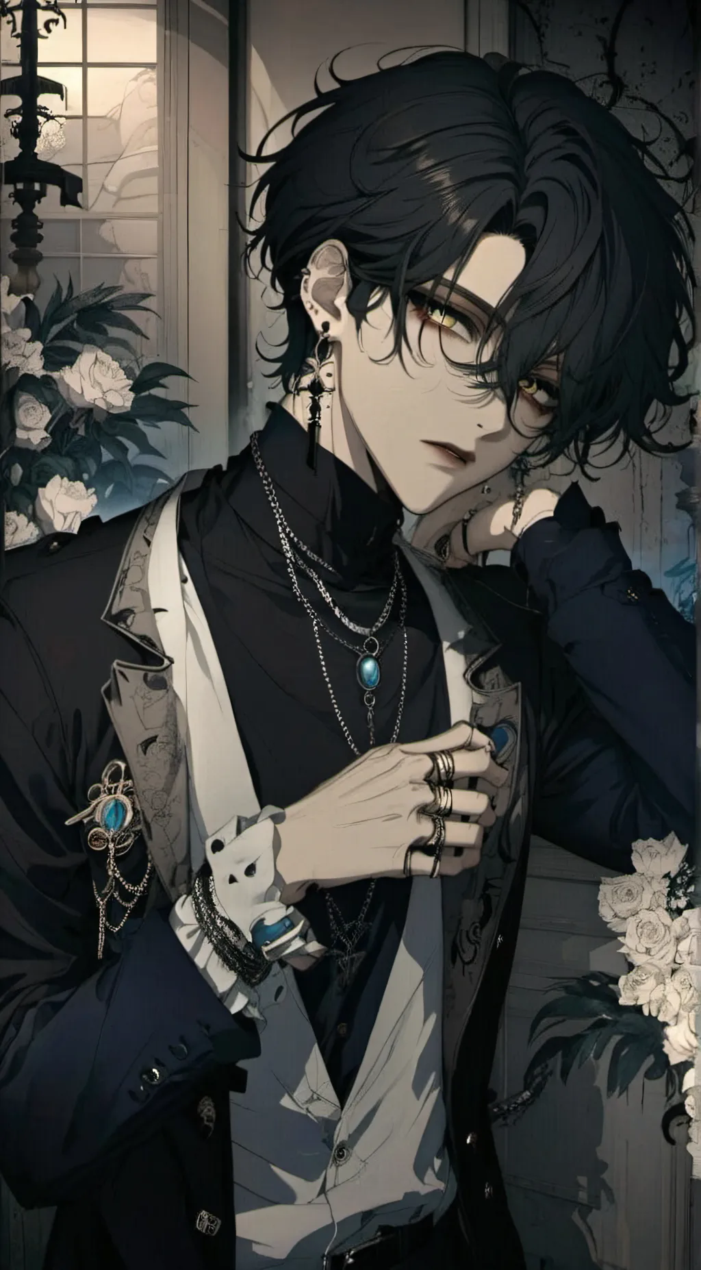 ai character: KAII 🌹 background