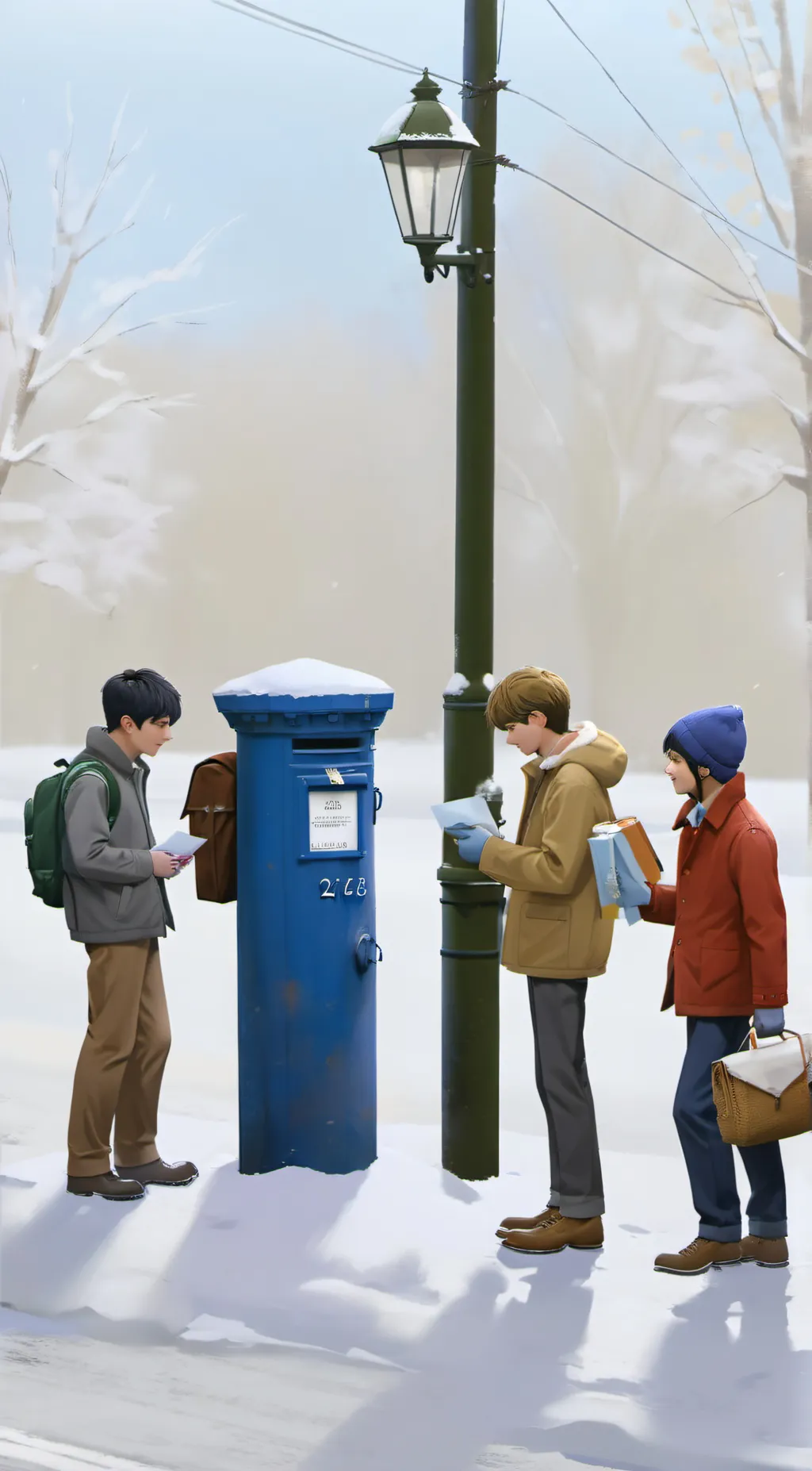 ai character: The Friend Group background