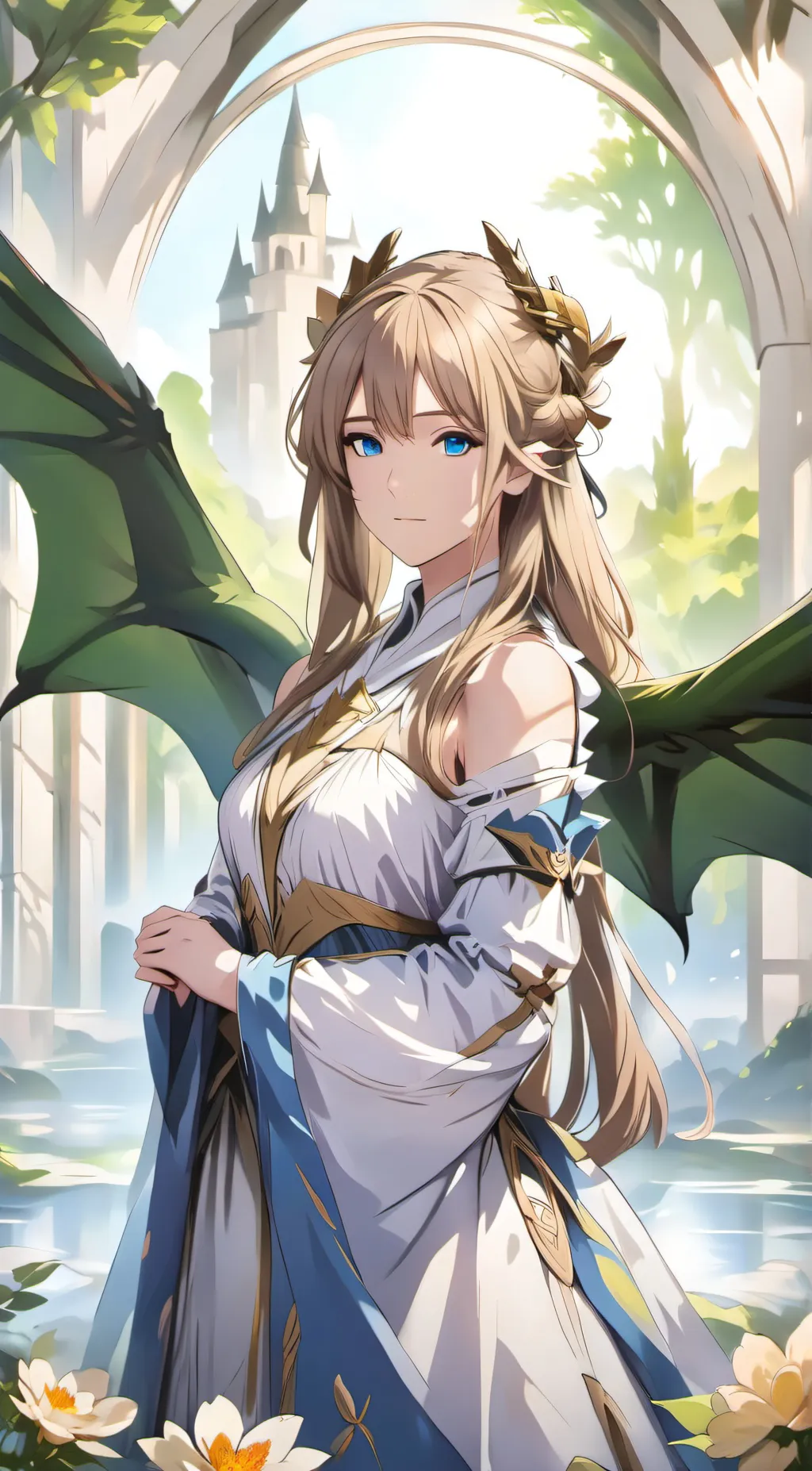 ai character: Synthia background