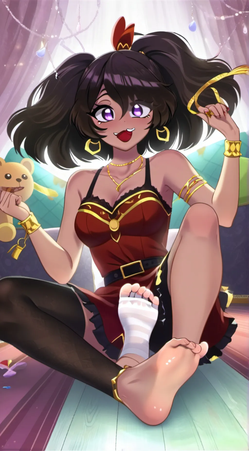 ai character: allure  background