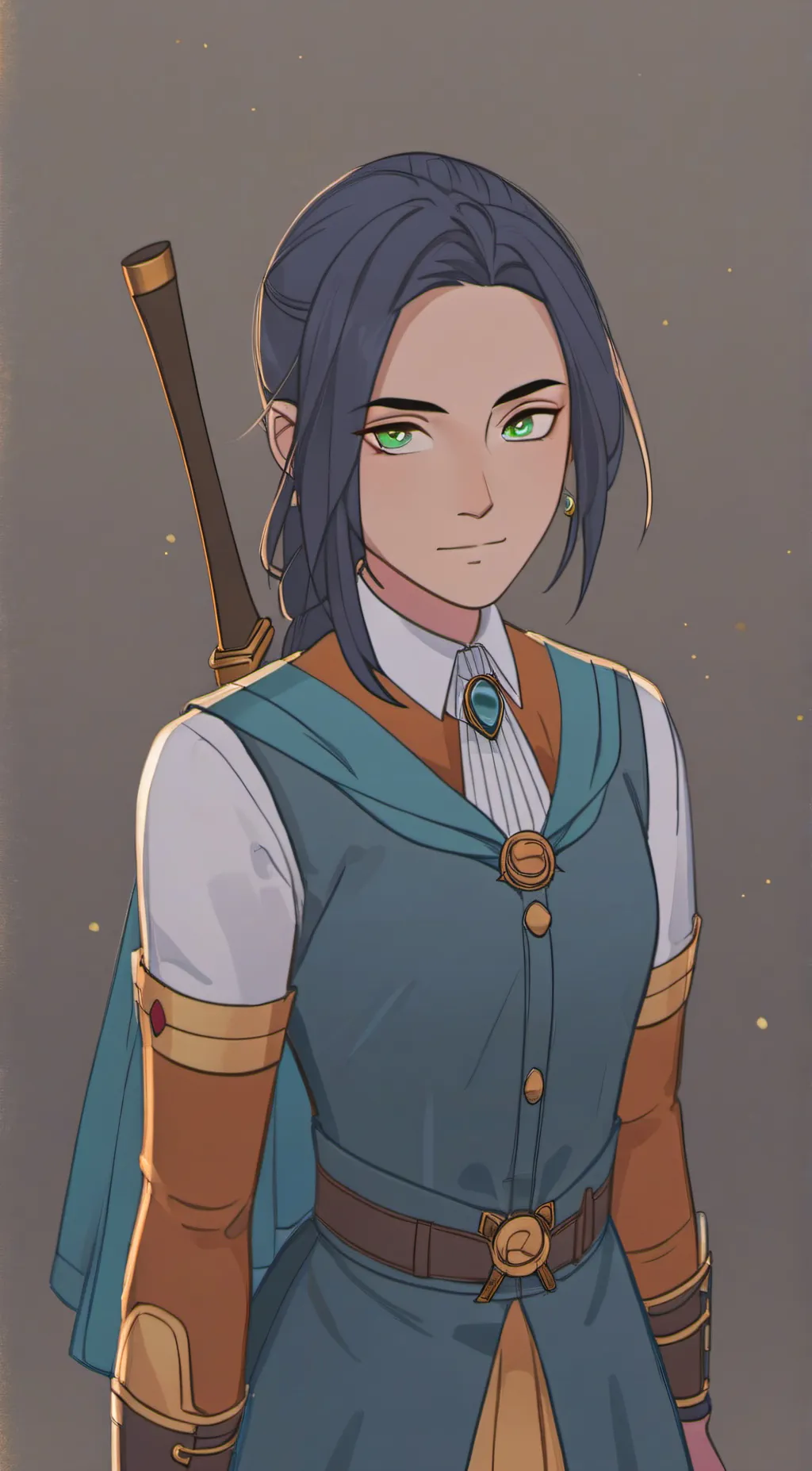 ai character: May Marigold background