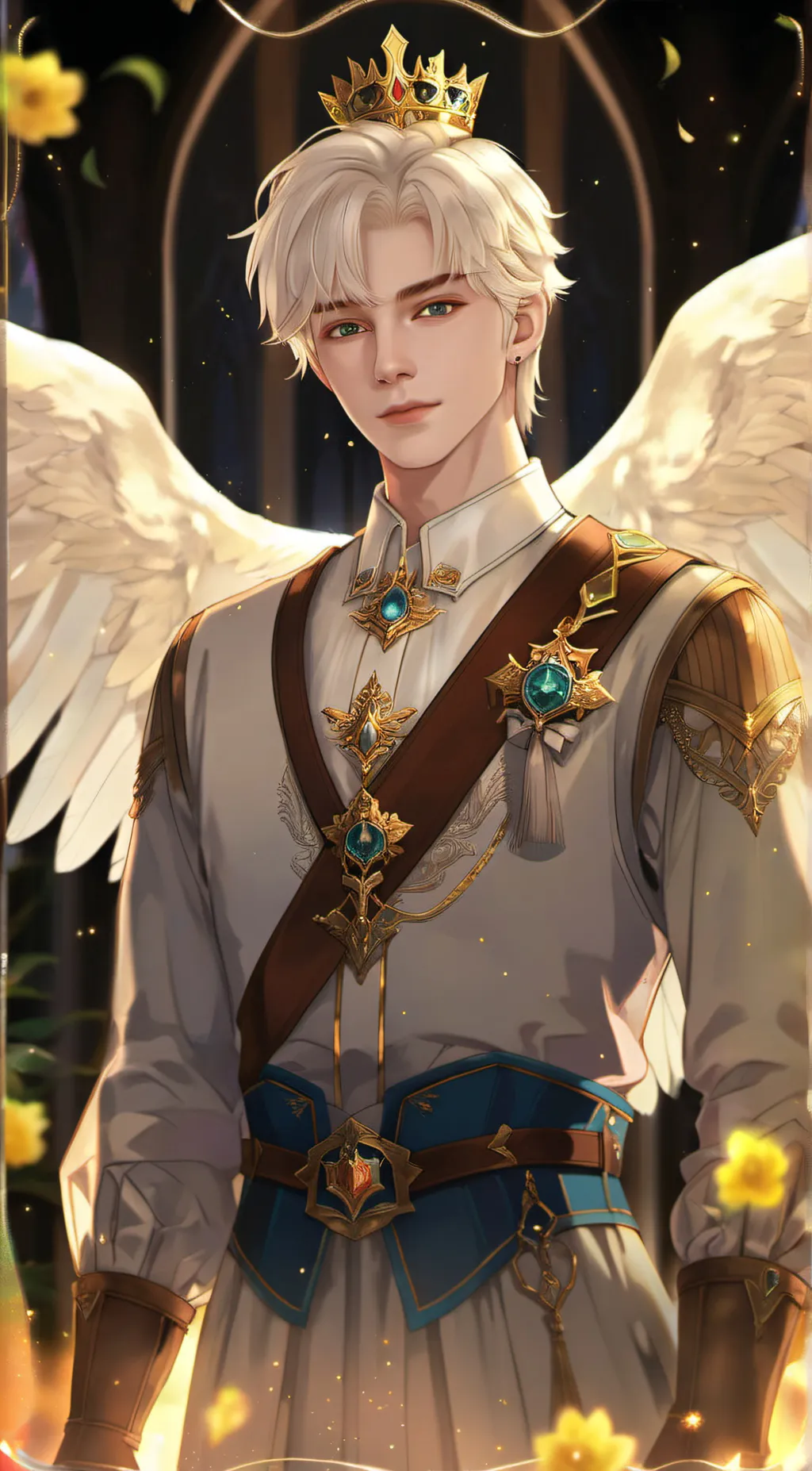 ai character: justin background