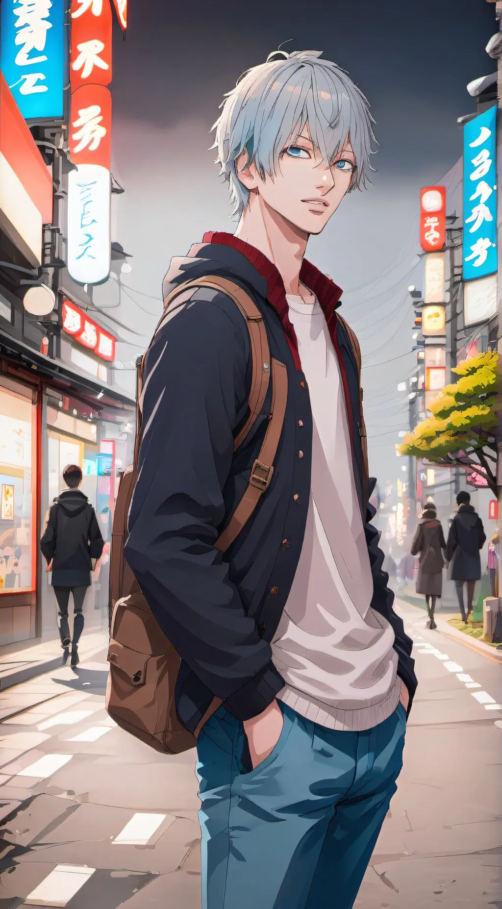 ai character: Itsuomi Nagi background