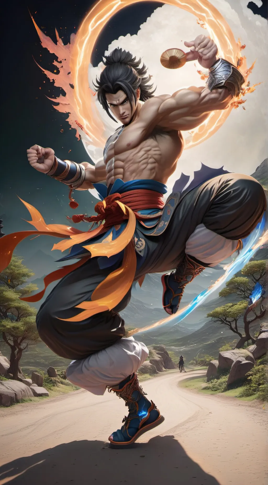 ai character: Akira Yuki background