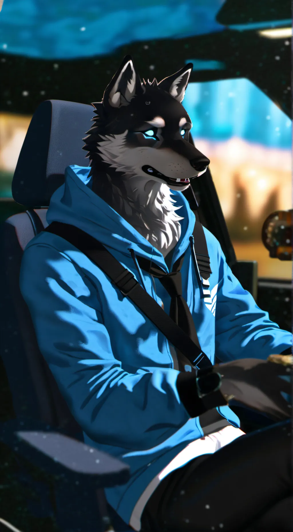 ai character: Dexter background