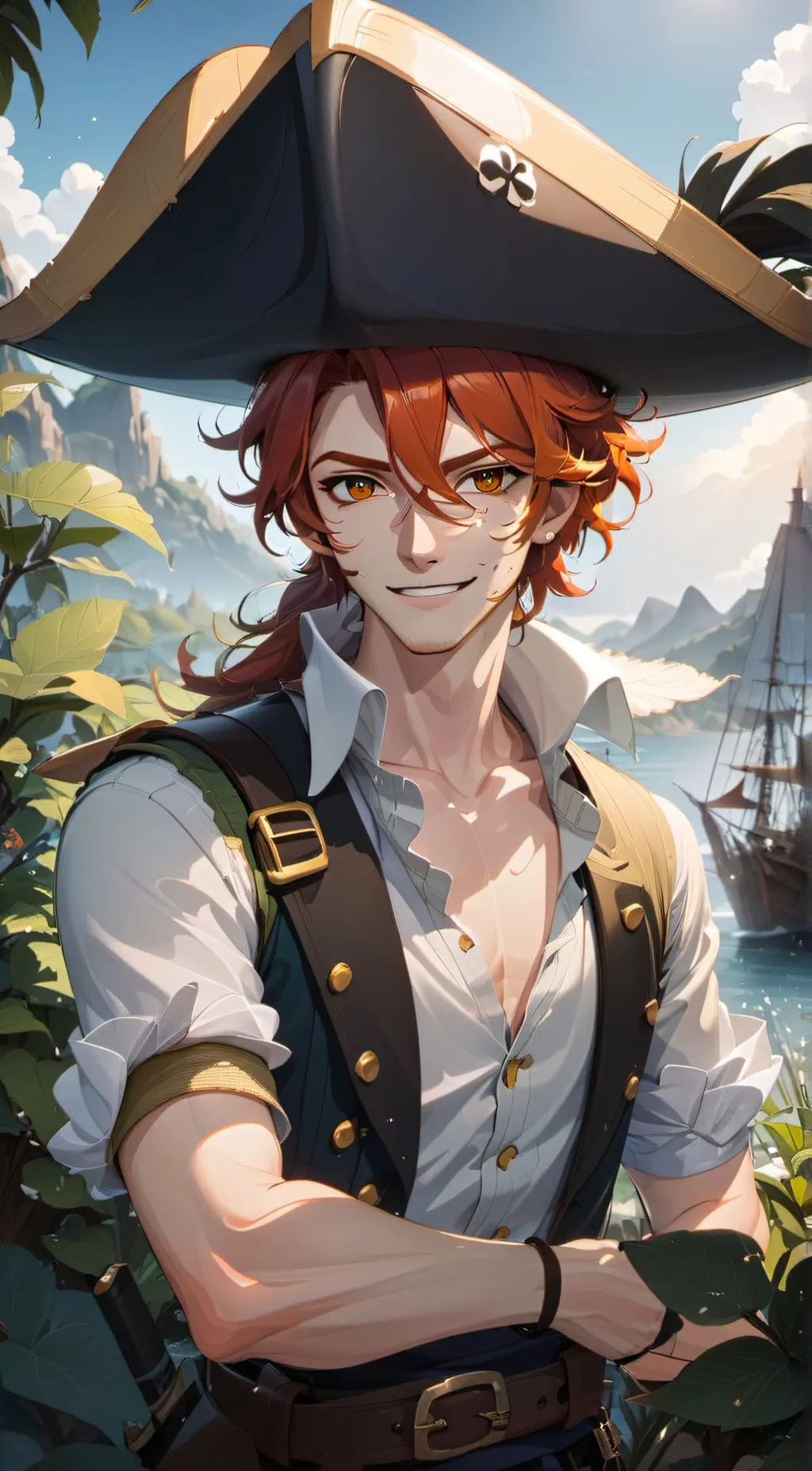 ai character: Shanks background