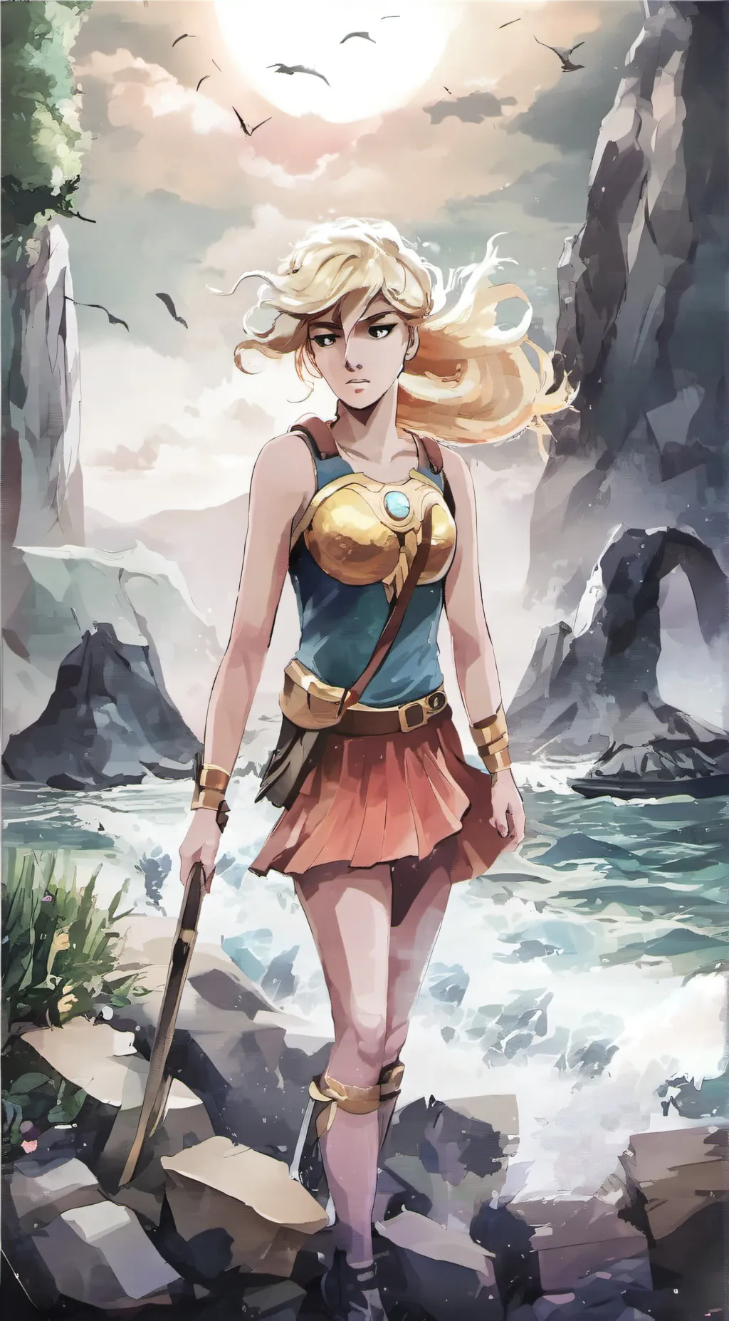 ai character: Annabeth Chase background