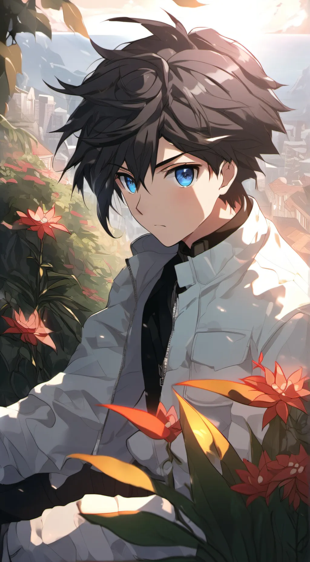 ai character: Mark background