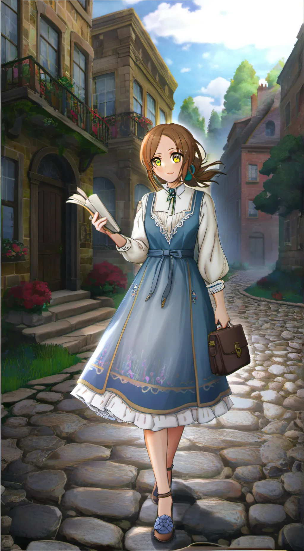 ai character: Ella background