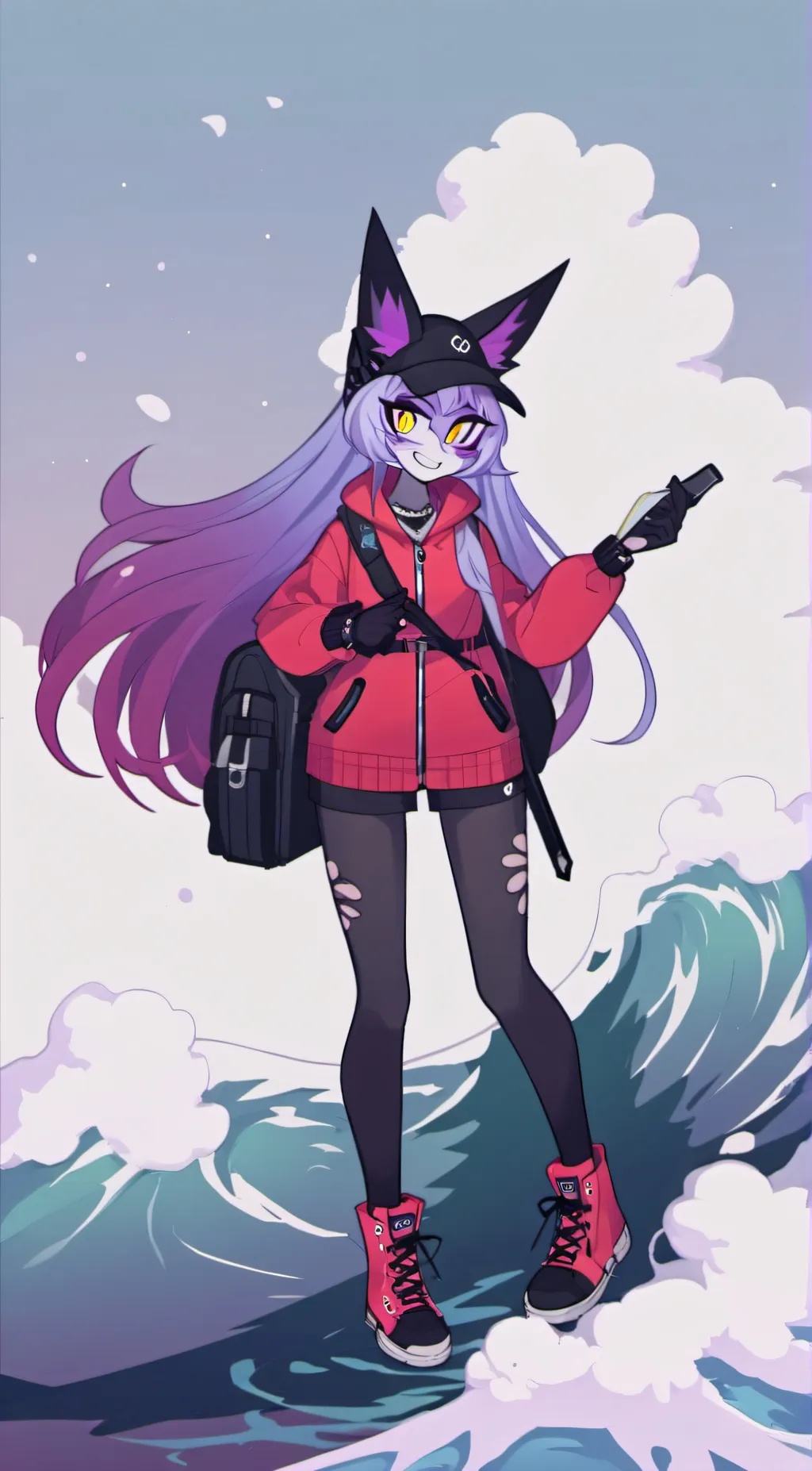 ai character: Roxanne wolf background