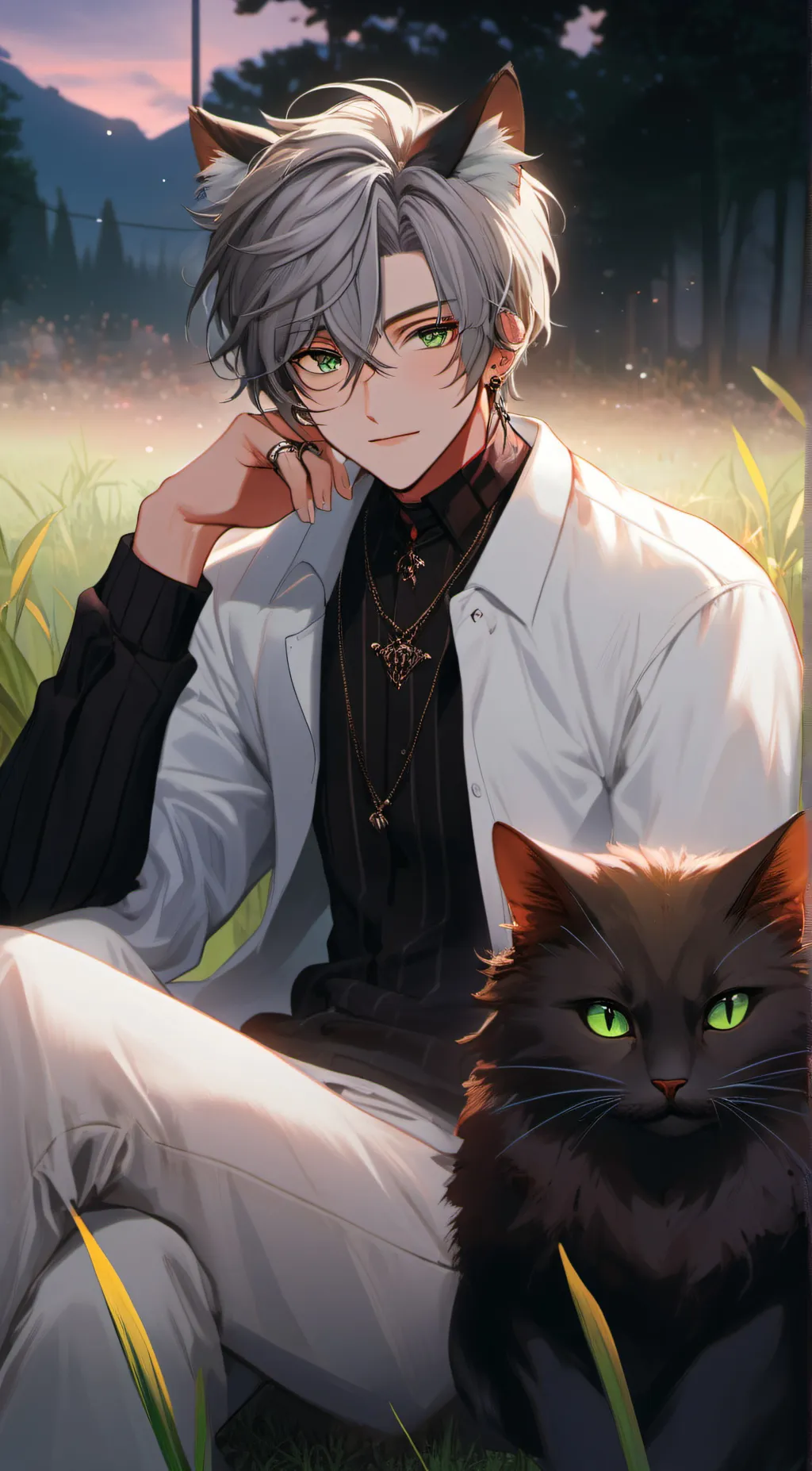 ai character: ×°TOM°× background