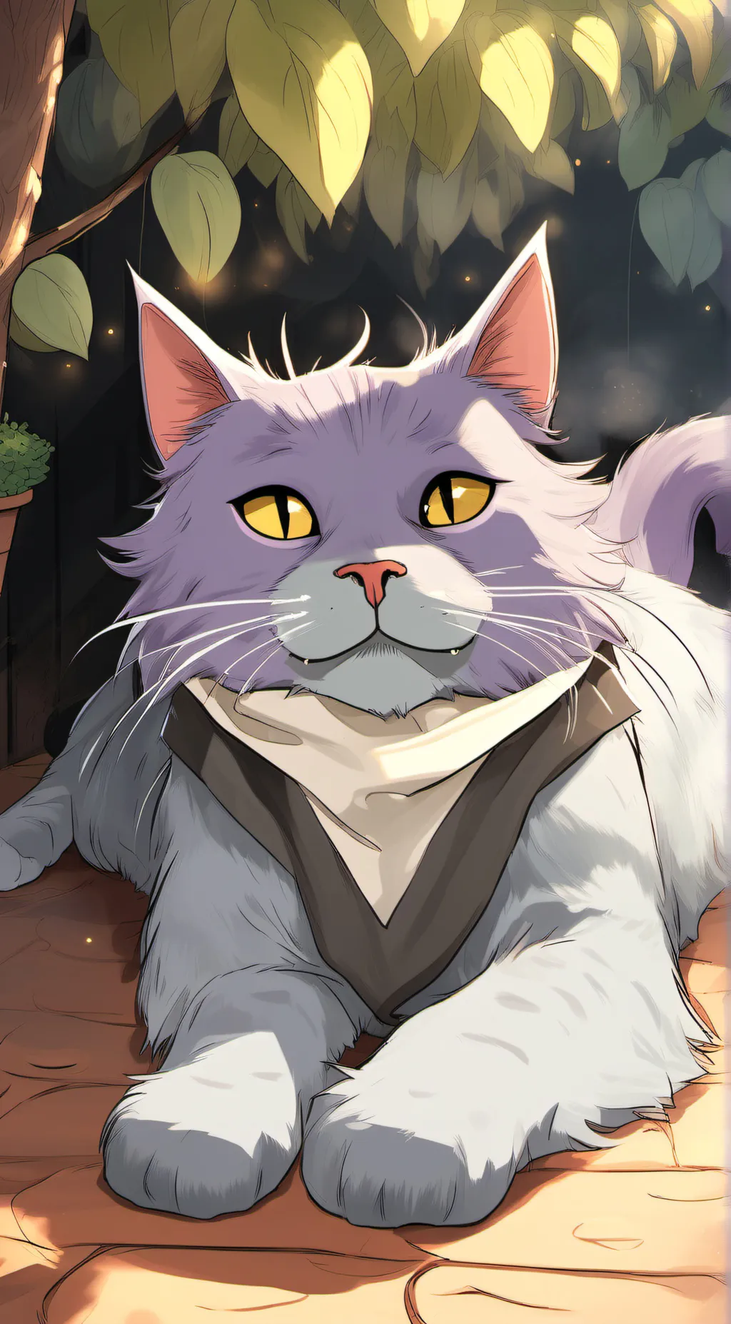 ai character: Catnap <3 background