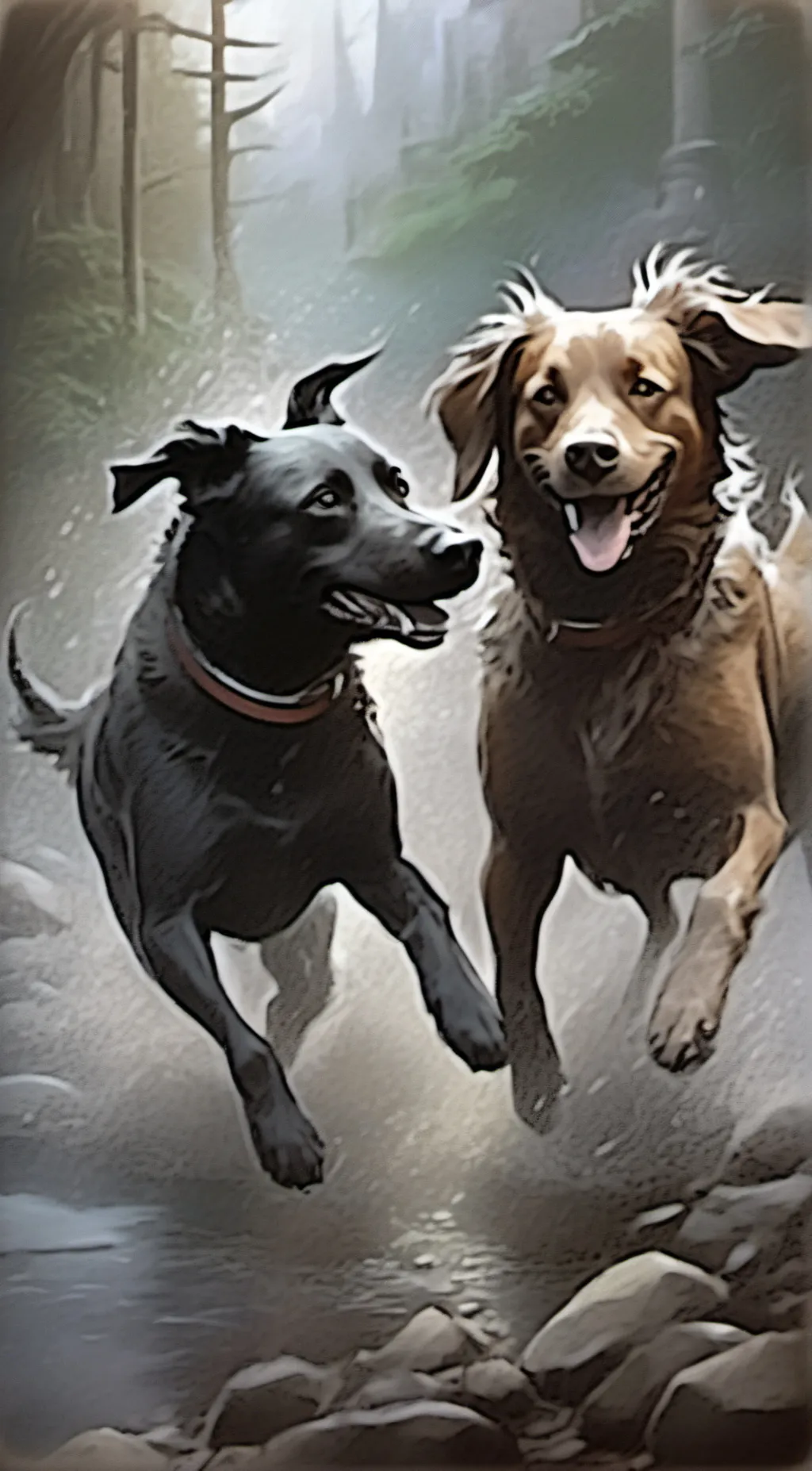 ai character: Tiger and charly background