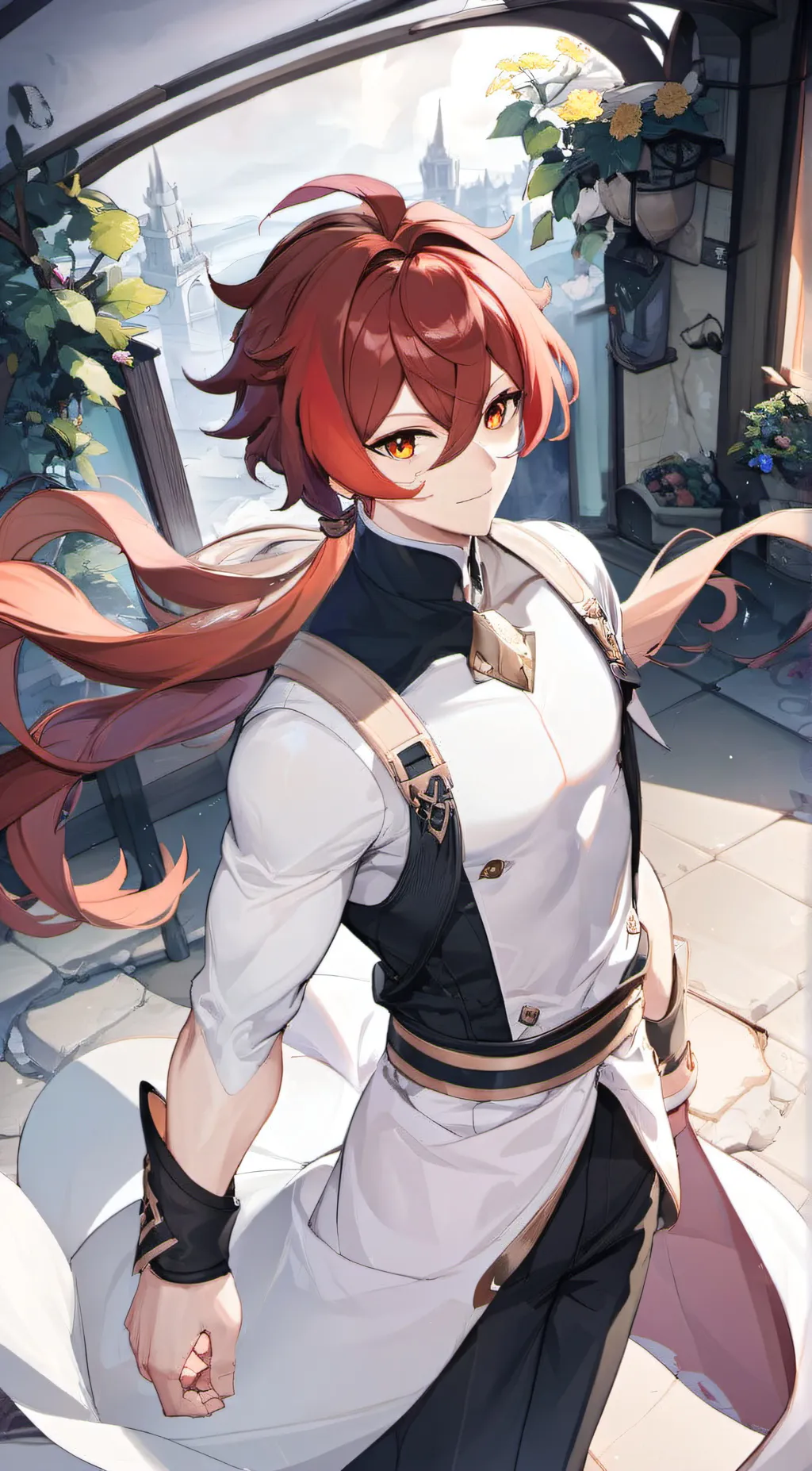 ai character: Diluc background