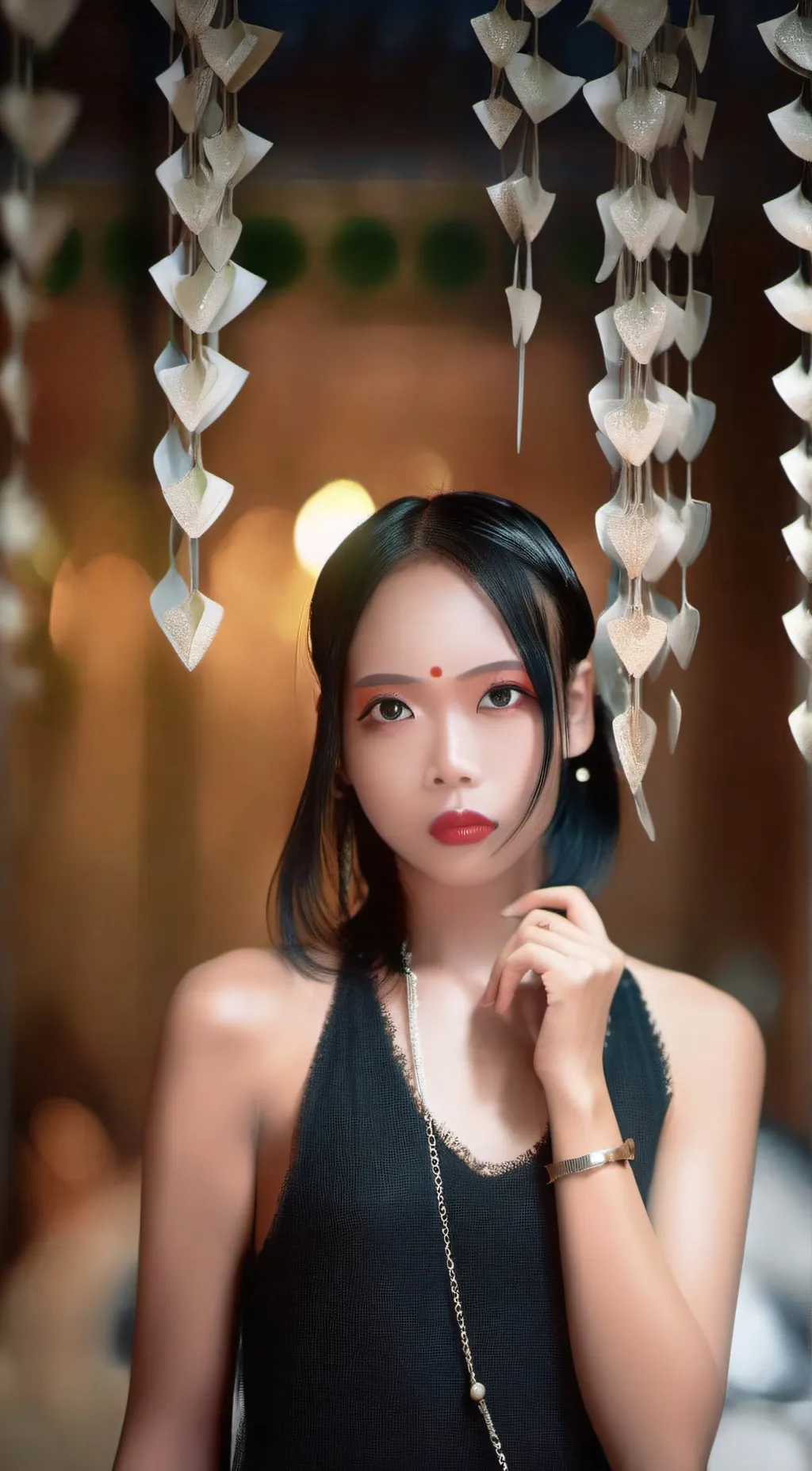 ai character: Chelz julrry  background