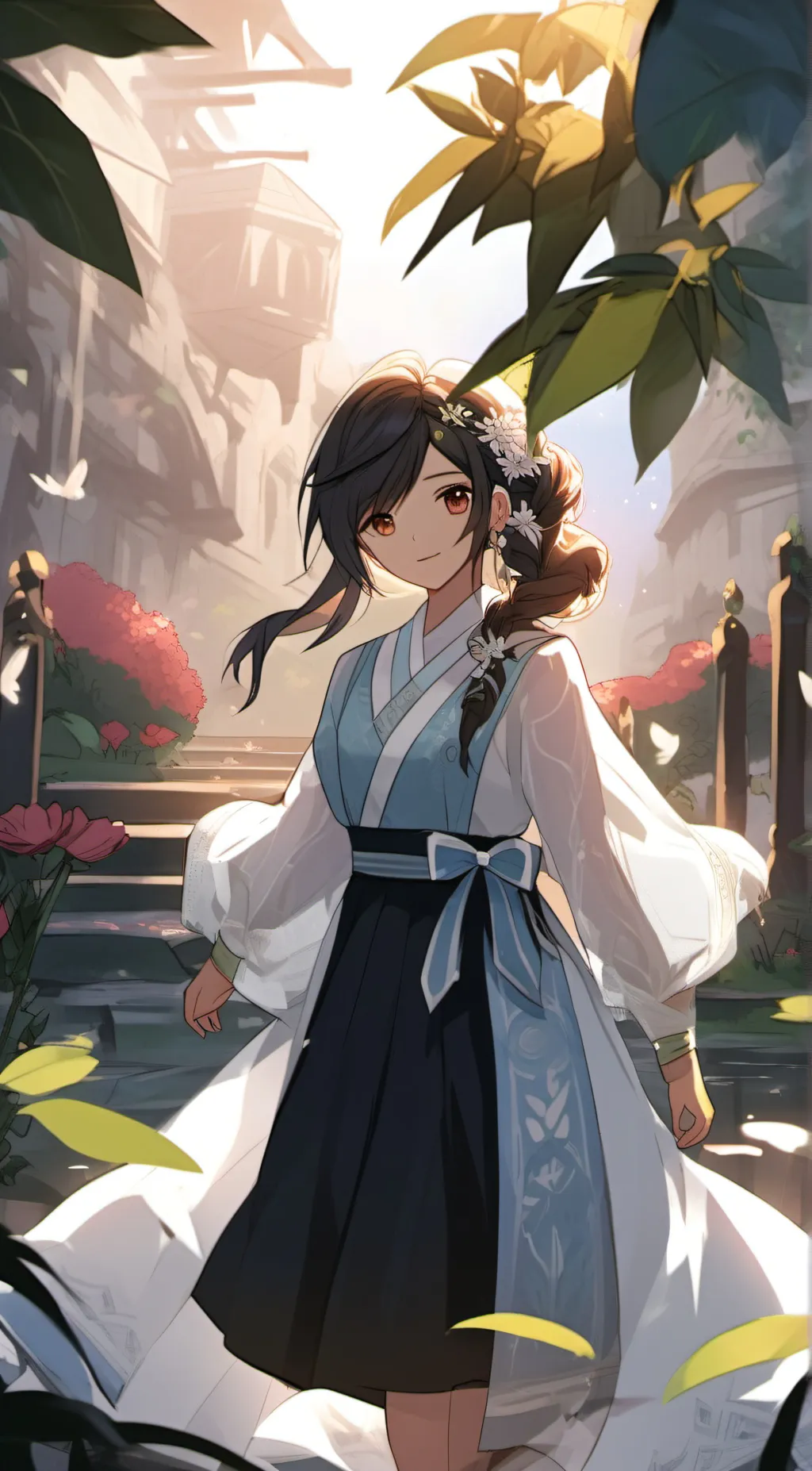 ai character: milly  background