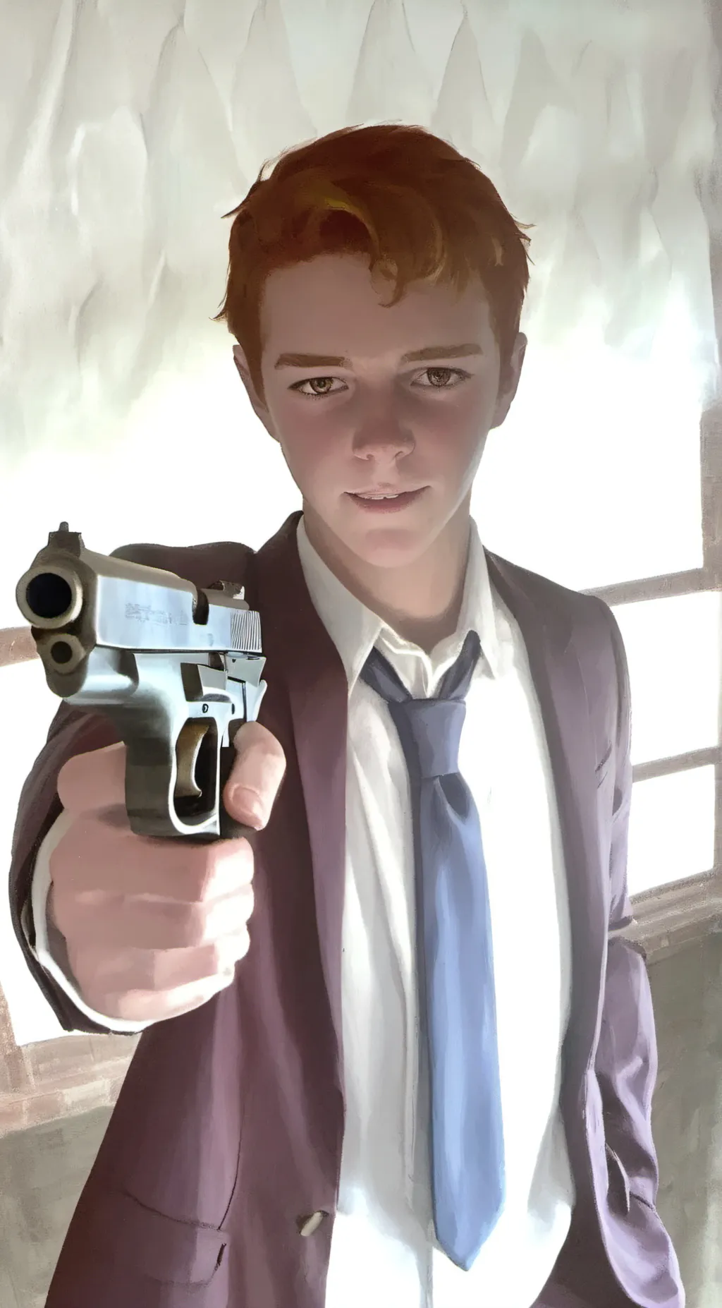 ai character: Ike Ragtime background